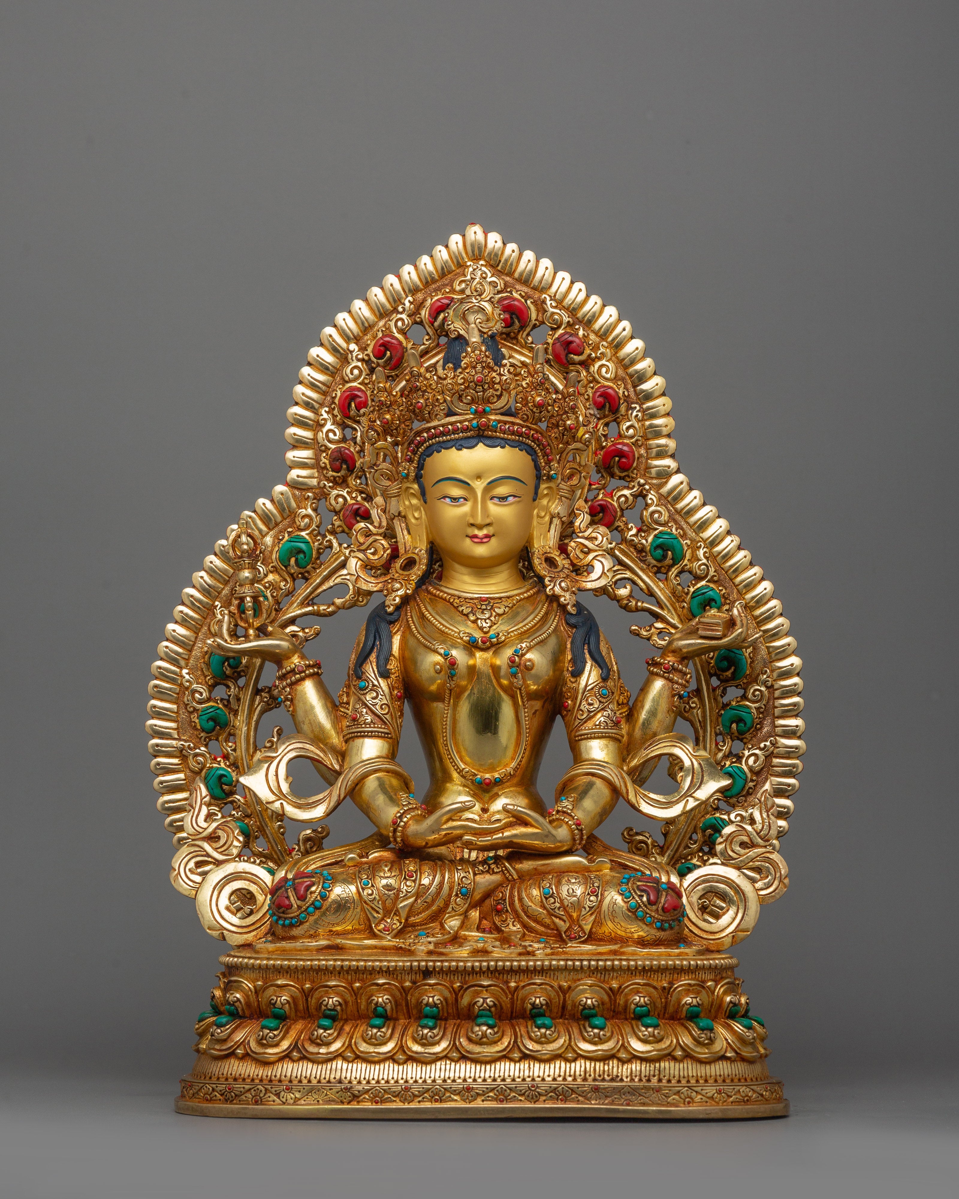 prajnaparamita-statue-with-beautiful-halo