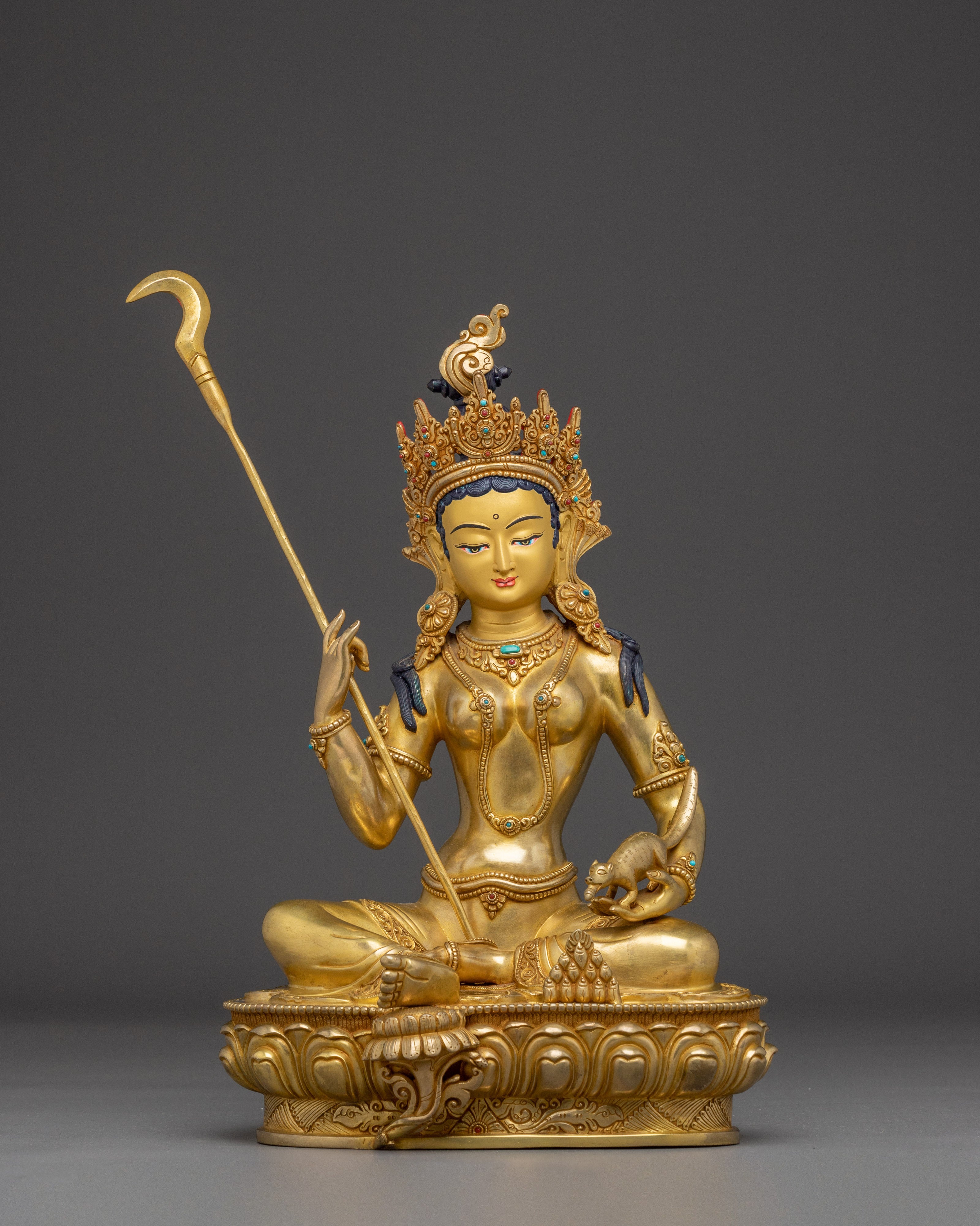 Red Manohara Vasudhara Statue 