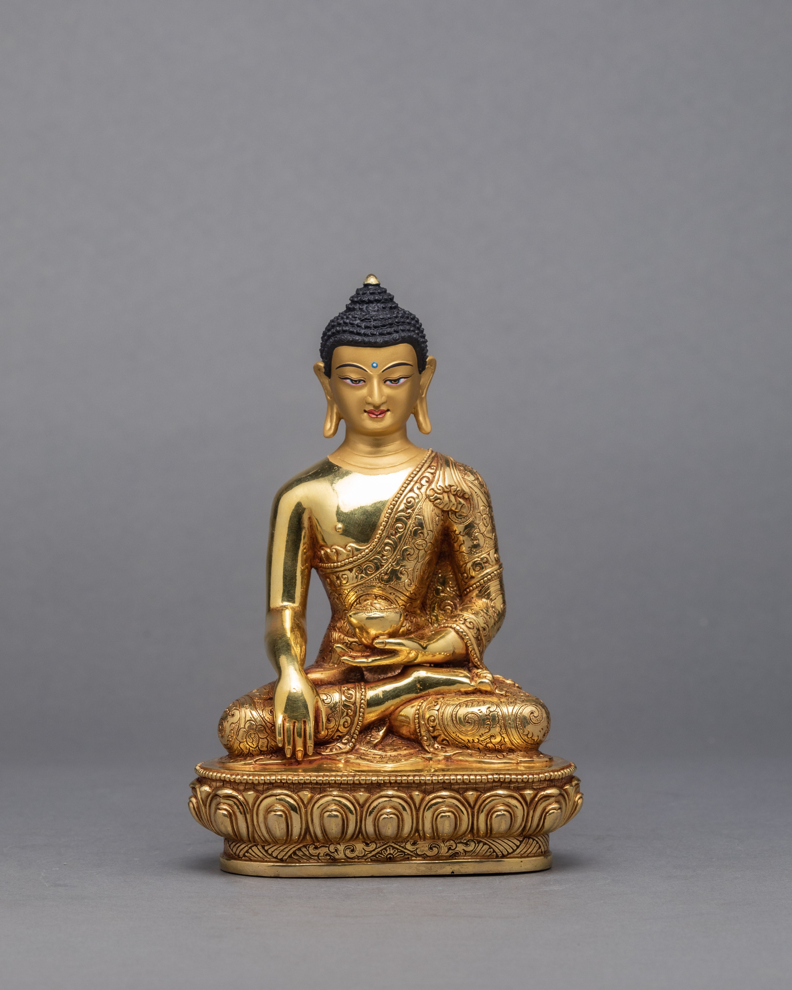 Buddha Statue | Plated With Gold | Gautam Buddha Statue