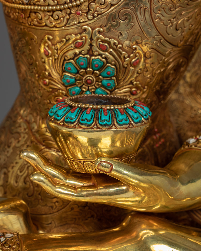Majestic 104cm Shakyamuni Buddha Sculpture | A Collector’s Pride