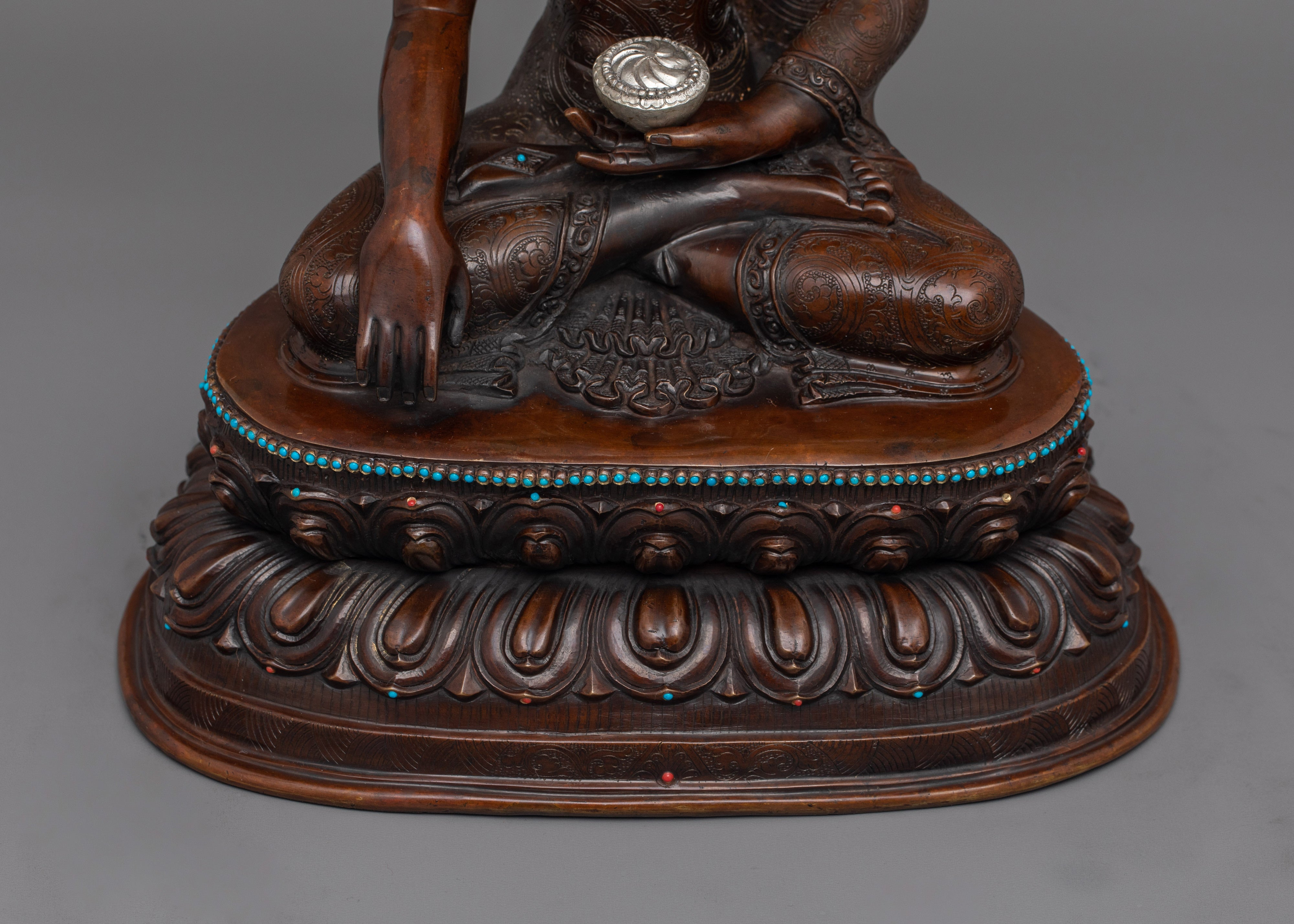 Meditating Shakyamuni Buddha Statue | Buddha Sculpture for Spiritual Practice