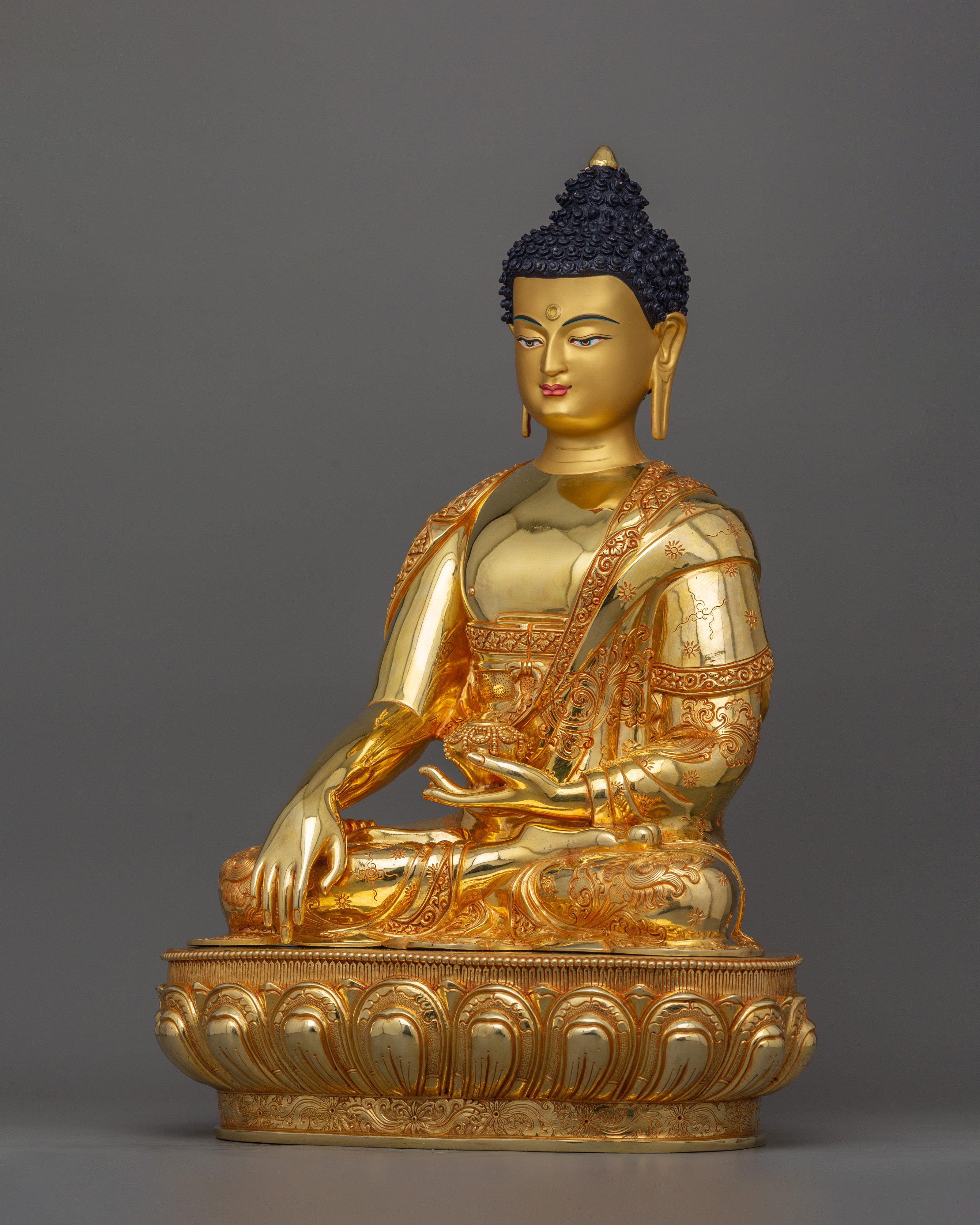 Historical Siddhartha Gautama Figurine | Sacred Buddhist Shrine Decor
