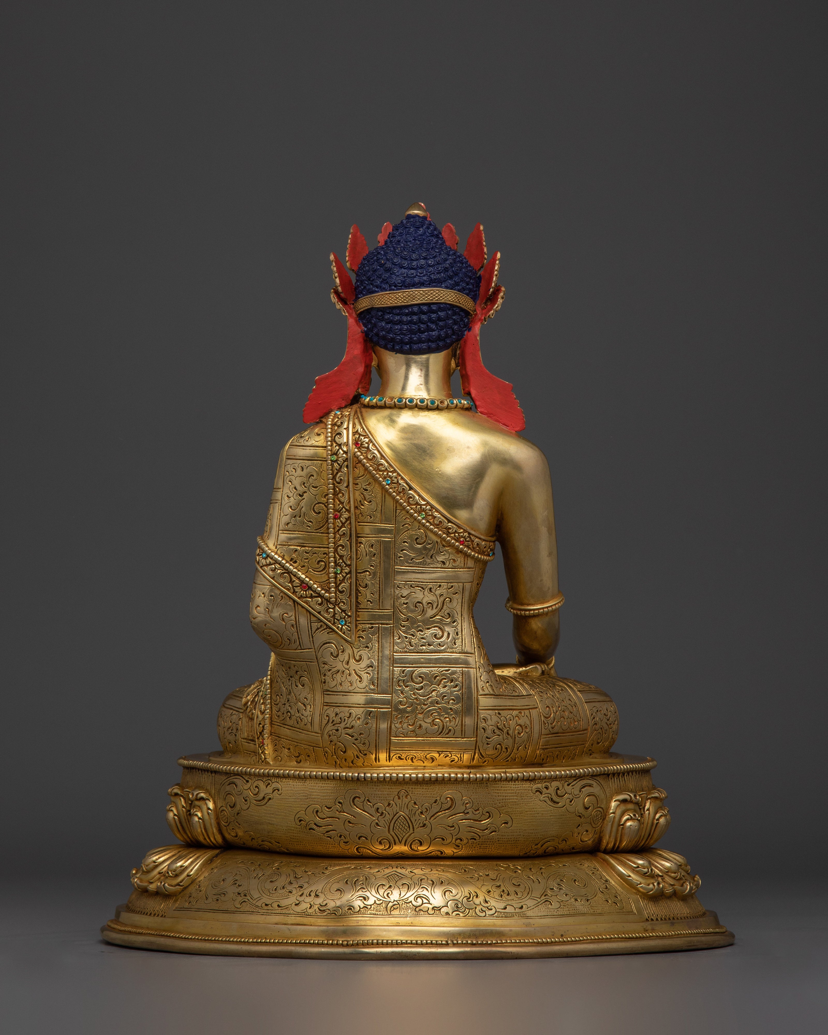 Crowned Lord Shakyamuni Buddha Statue | Gautama Buddha - Dharma Teacher