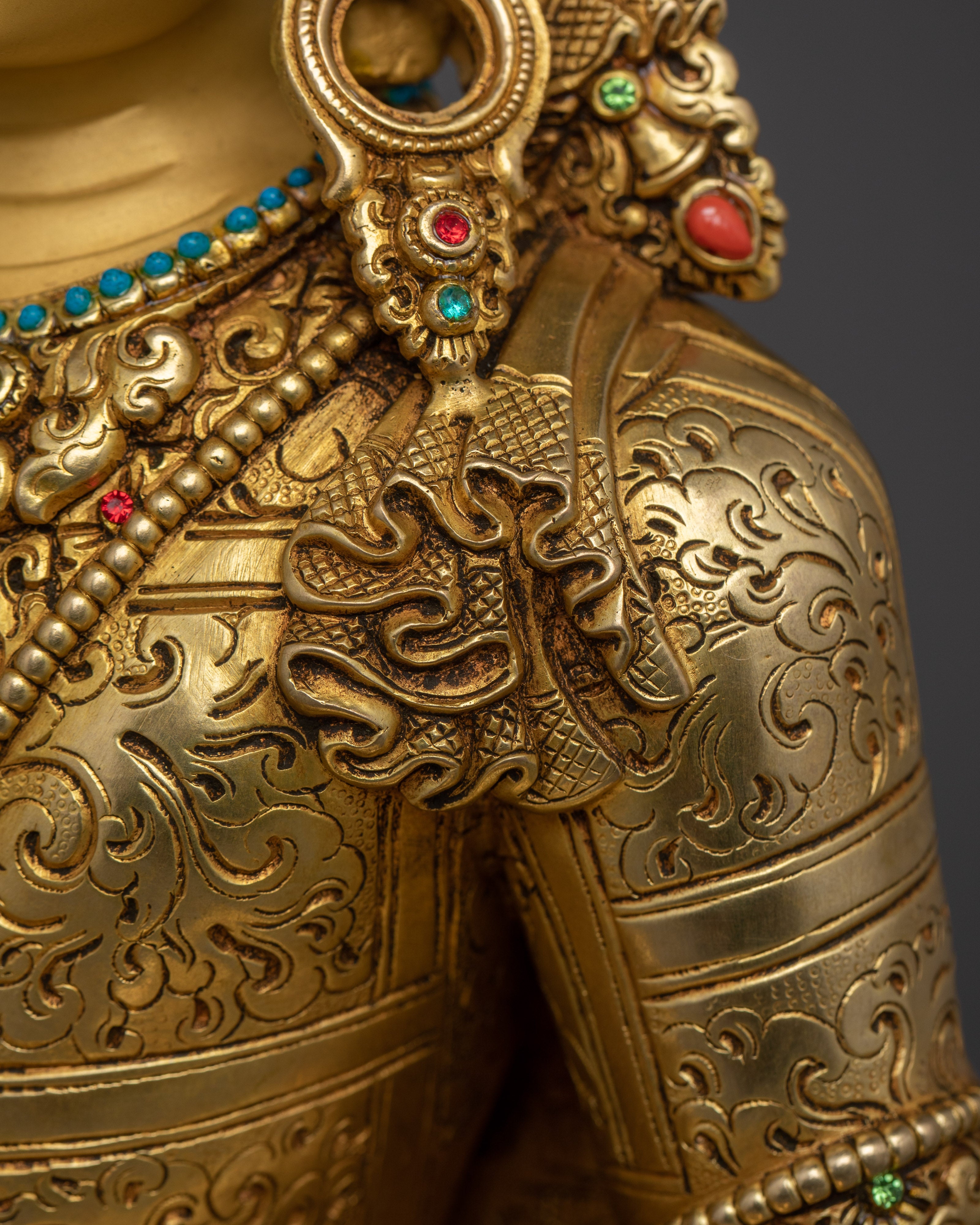 Crowned Lord Shakyamuni Buddha Statue | Gautama Buddha - Dharma Teacher
