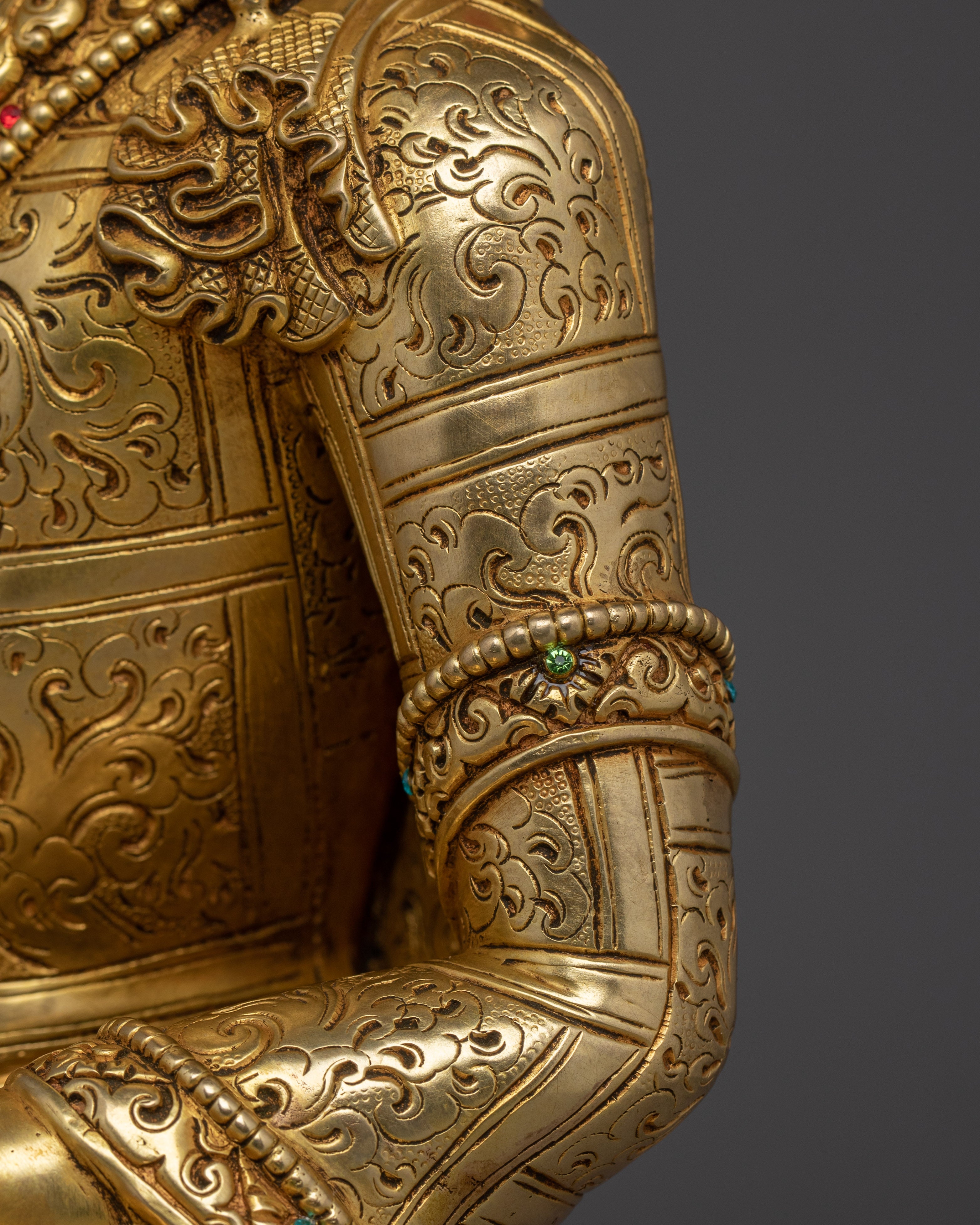Crowned Lord Shakyamuni Buddha Statue | Gautama Buddha - Dharma Teacher