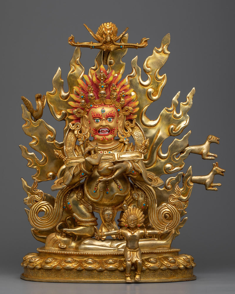 mahankala tibetan buddha statue 