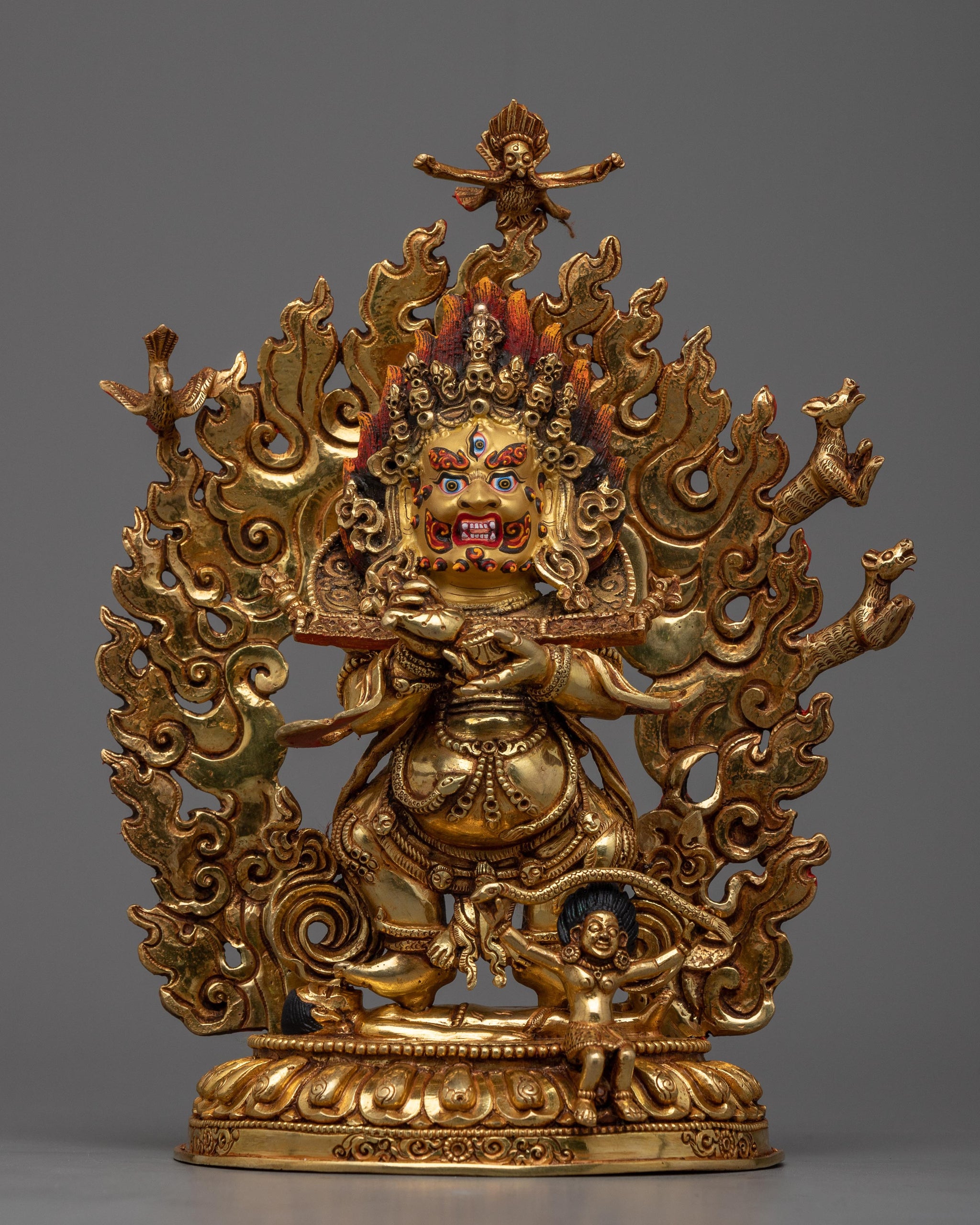 Gold Gilded Sakya Mahakala Statue Experience Divine Protection gold-gilded-sakya-mahakala-statue-experience-divine-protection