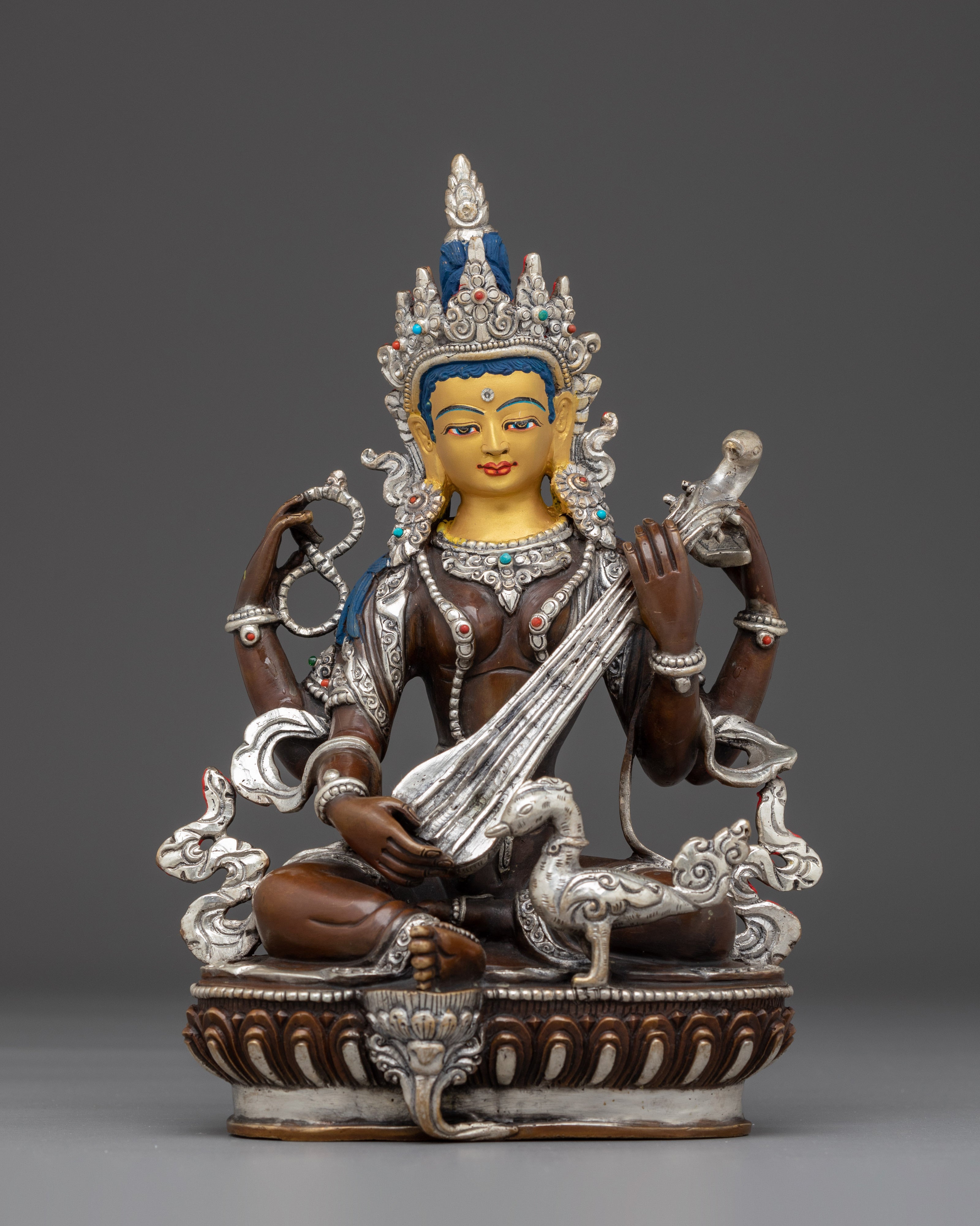 Hindu Goddess of Wisdom Saraswoti Art