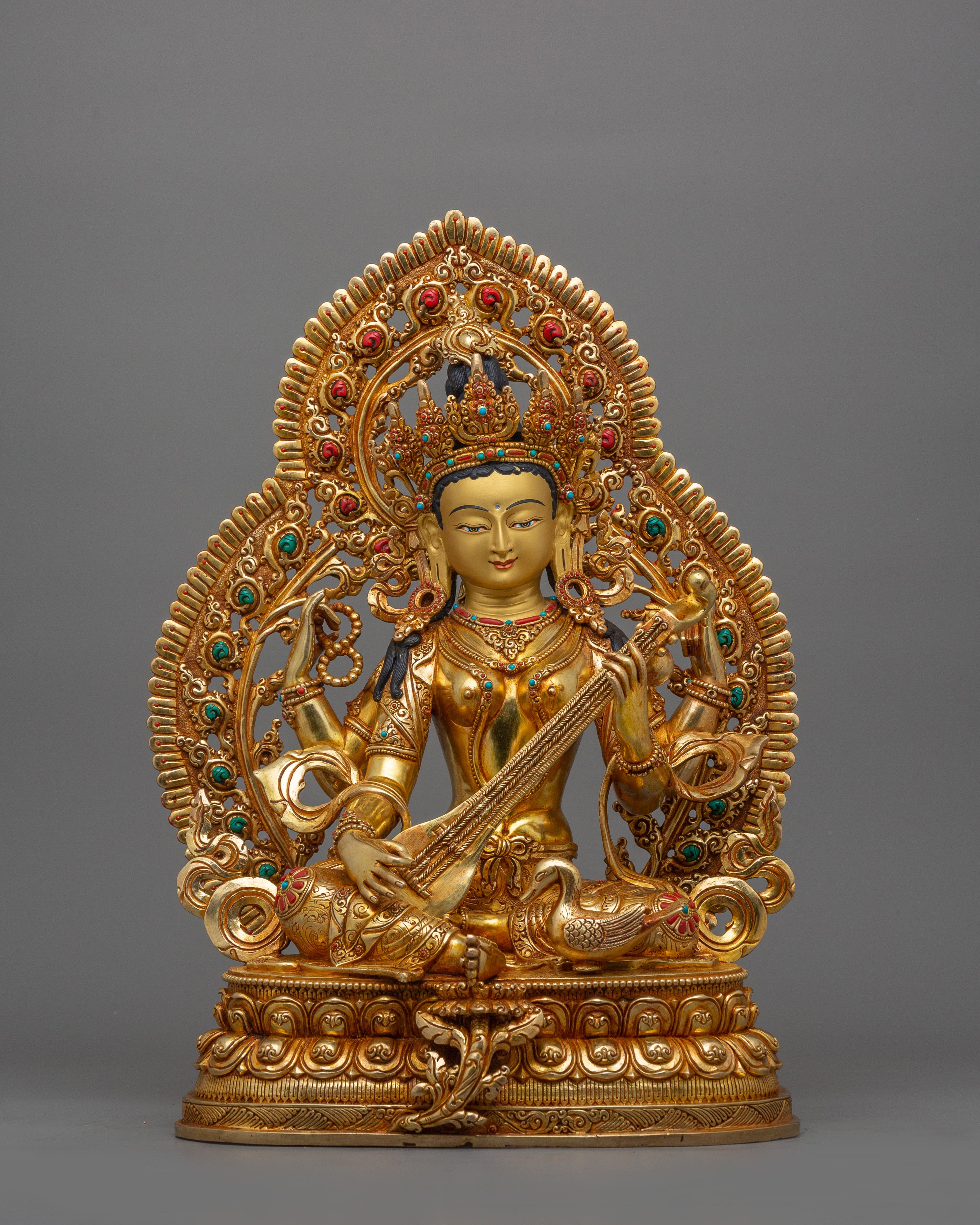 hindu-goddess-saraswati-figurine