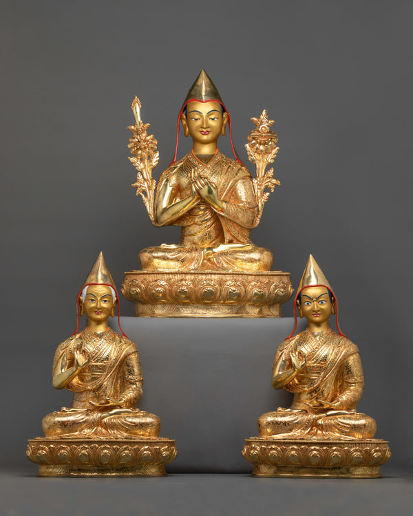 tsongkhapa-a-buddha-in-the-land-of-snows-statue set 