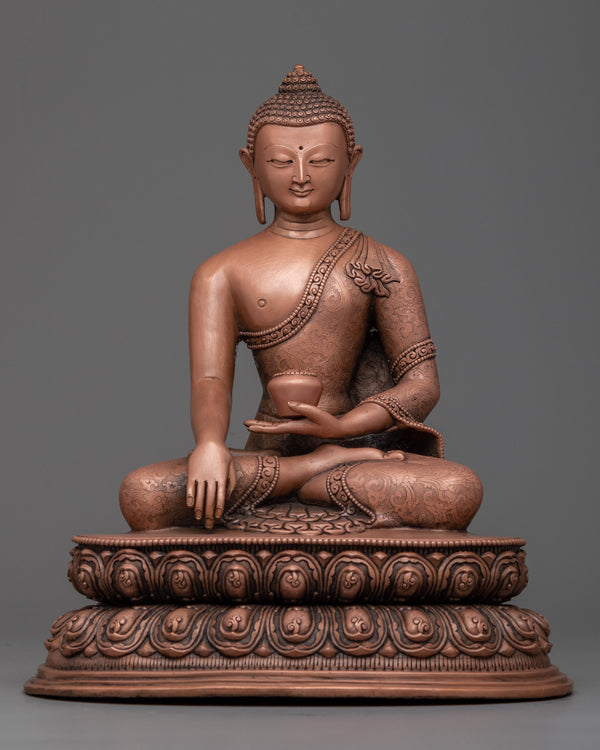 Oxidized shakyamuni-buddha
