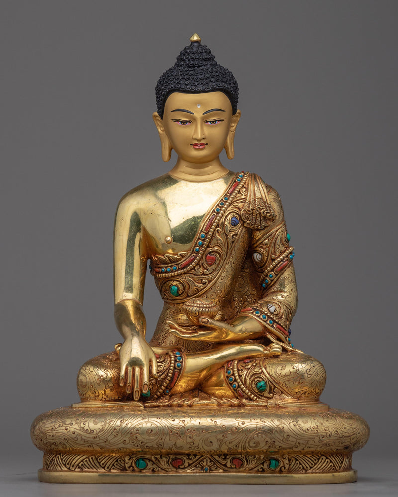 Gautam Buddha Golden Statue 