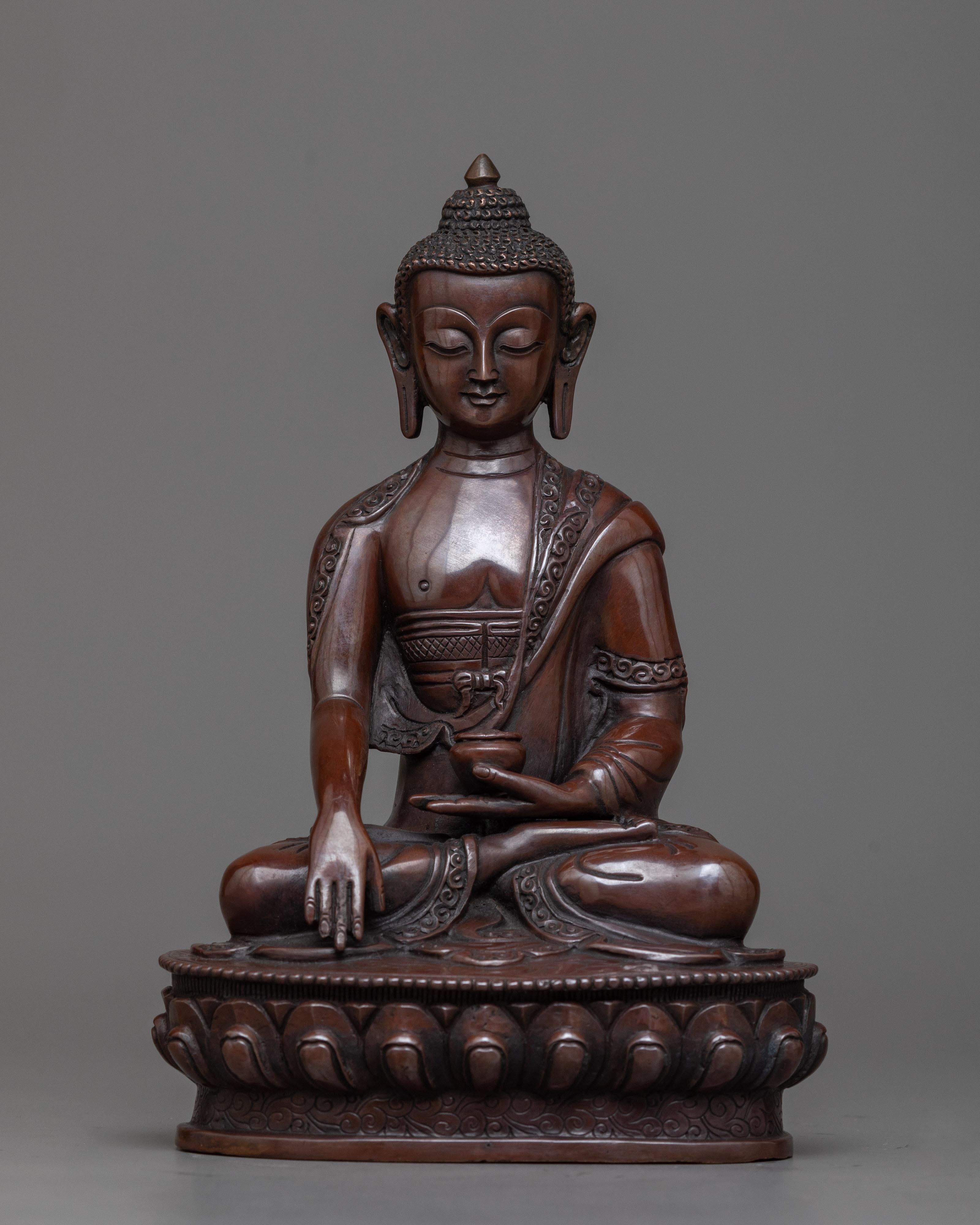 shakyamuni-buddha-oxidized sculpture