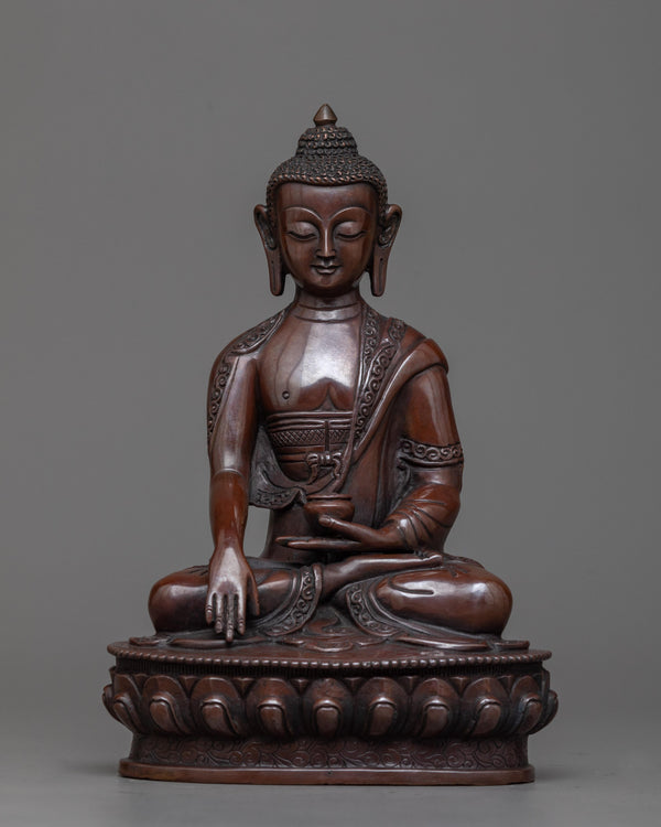 shakyamuni-buddha-oxidized sculpture