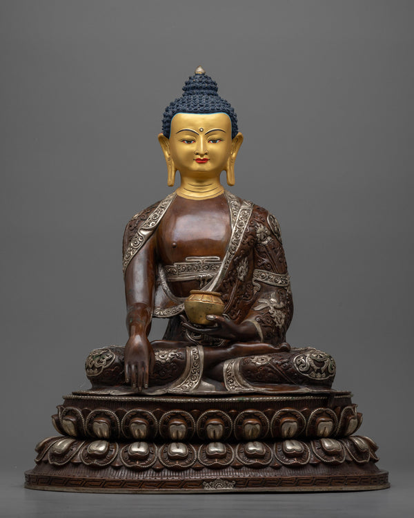 shakyamuni-buddha-gold painted statue