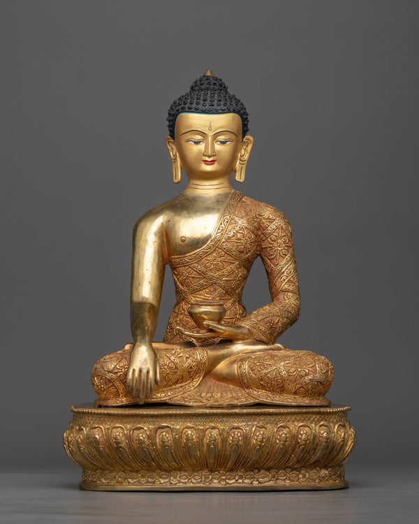 buddha shakyamuni copper sculpture