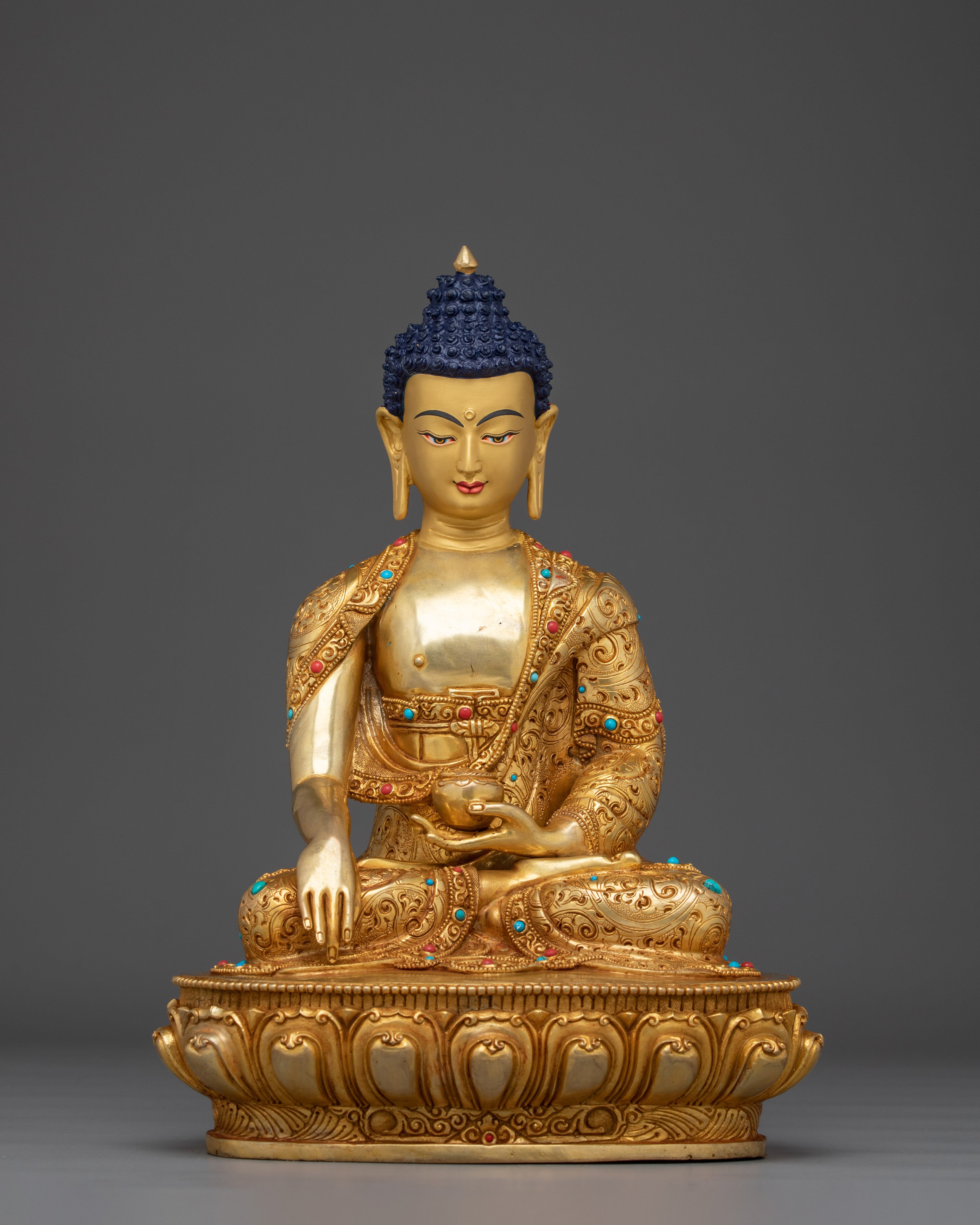 Buddhist Icon Radiant Shakyamuni Buddha Statue