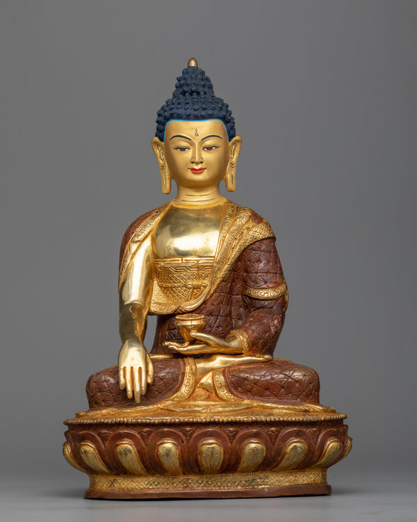 buddha-shakyamuni-gilt statue