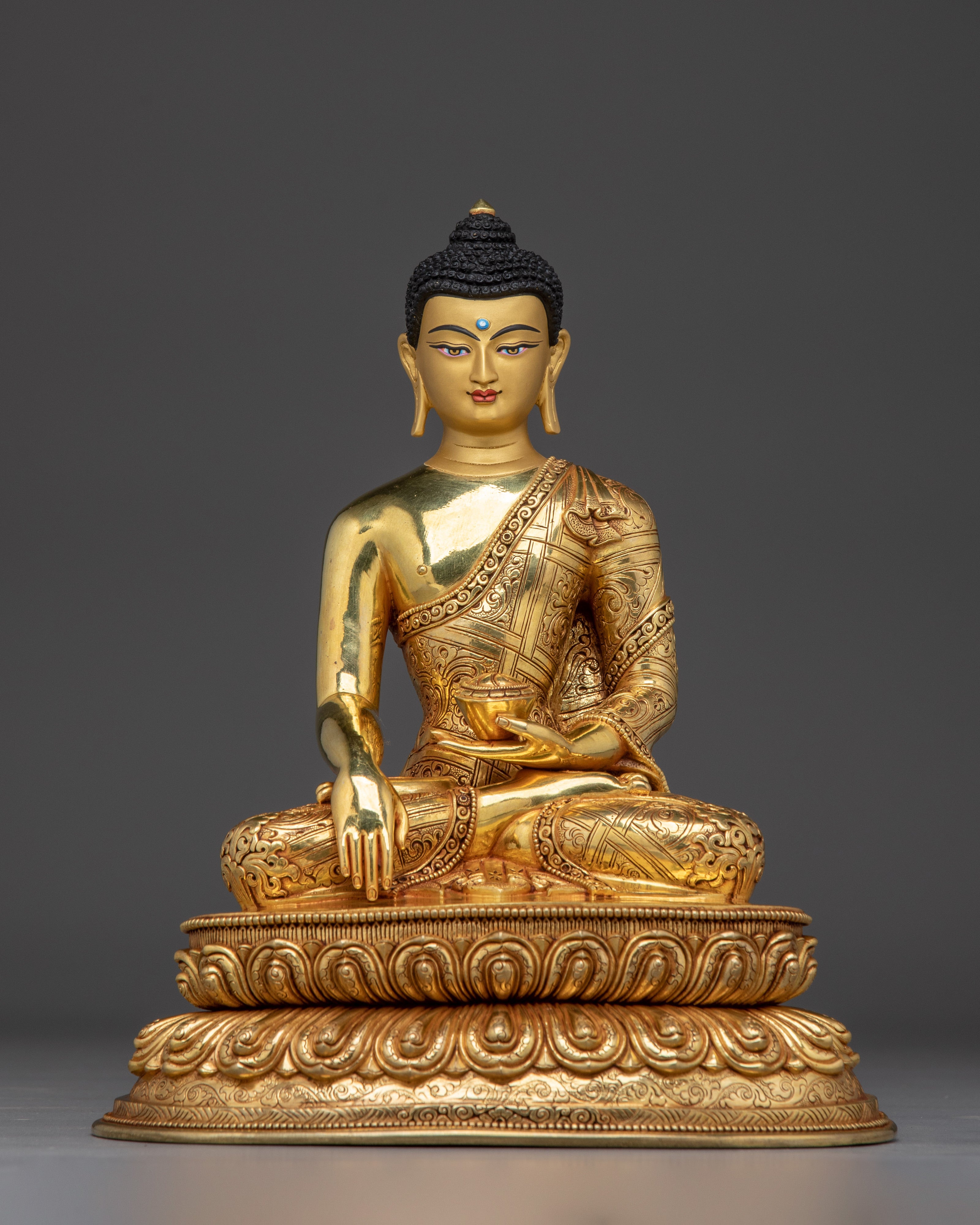 Enlightened Shakyamuni Buddha Spiritual Statue 