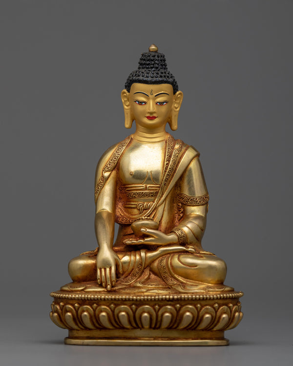 Shakyamuni Buddha Gold Idol