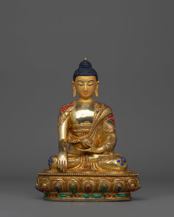 himalayan-handmade-figurine-of-shakyamuni-buddha