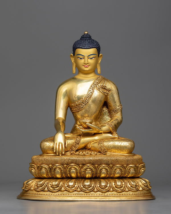 Sculpture of historical buddha