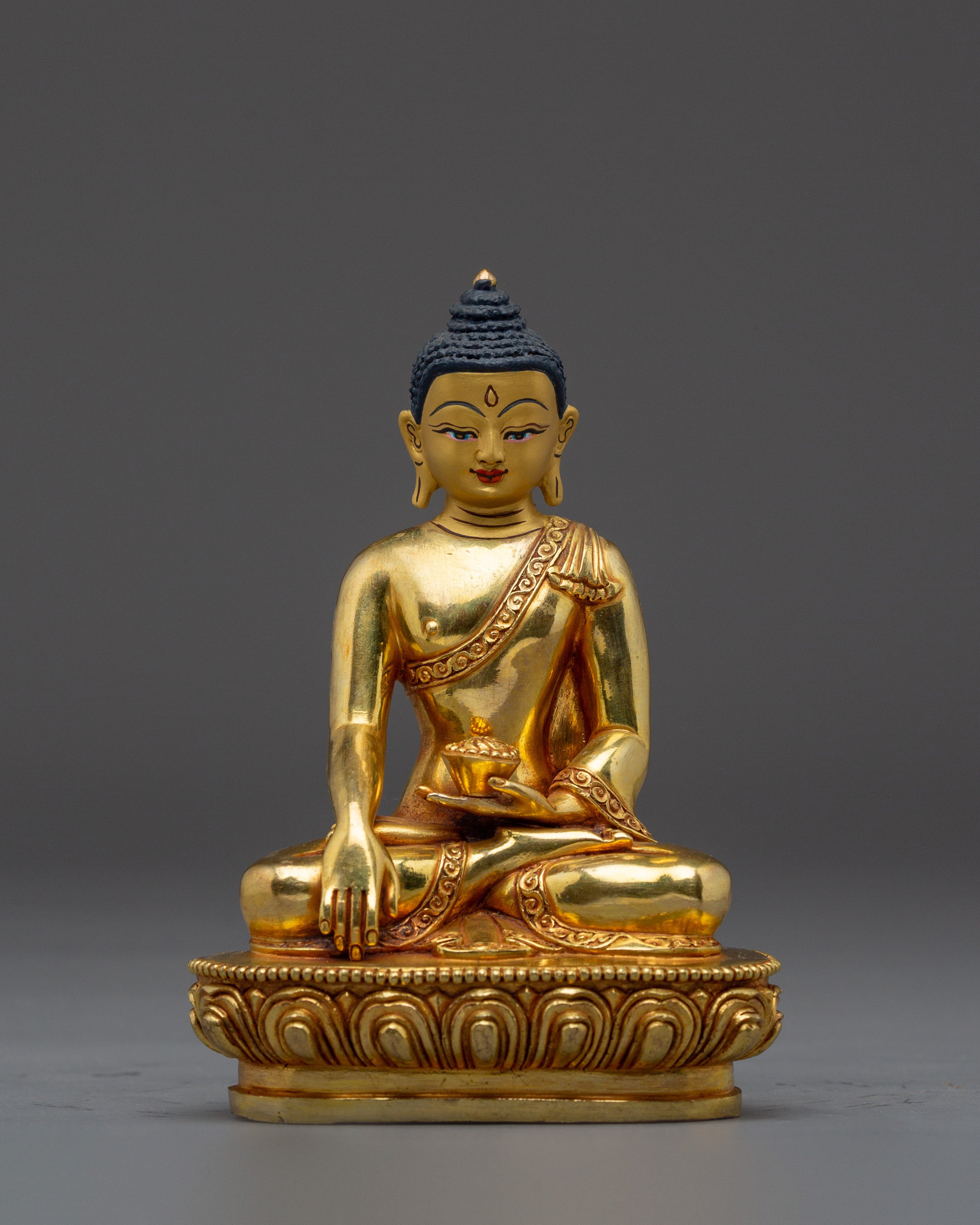 Golden Gautama Buddha Sculpture