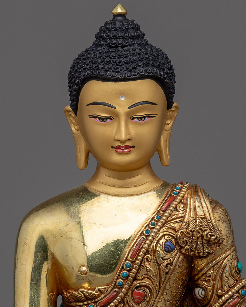 Gautam Buddha Golden Statue | High Quality Sculpture of Shakyamuni Buddha