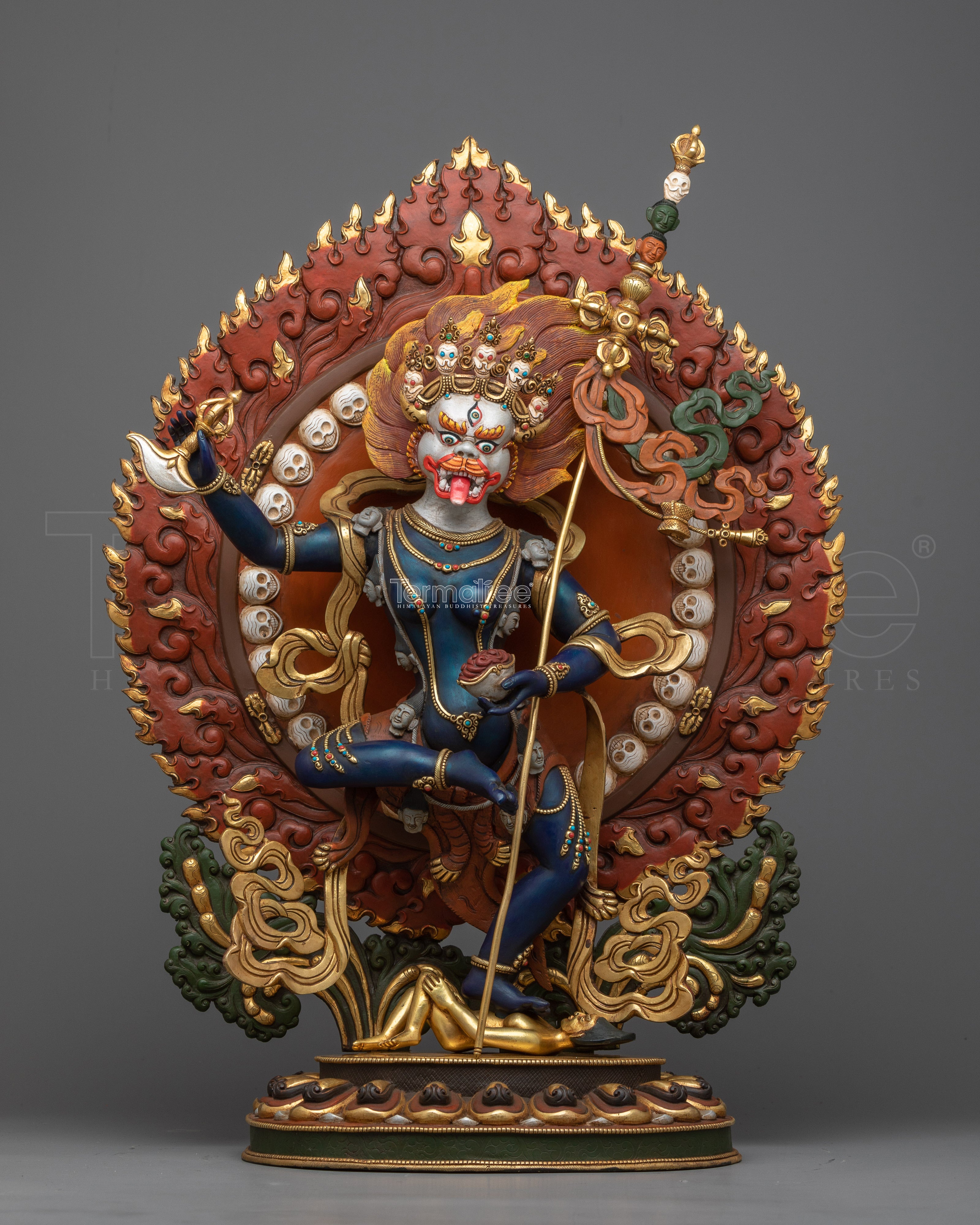 Our Simhamukha Dakini Statue | Traditionally Handcrafted Sculpture