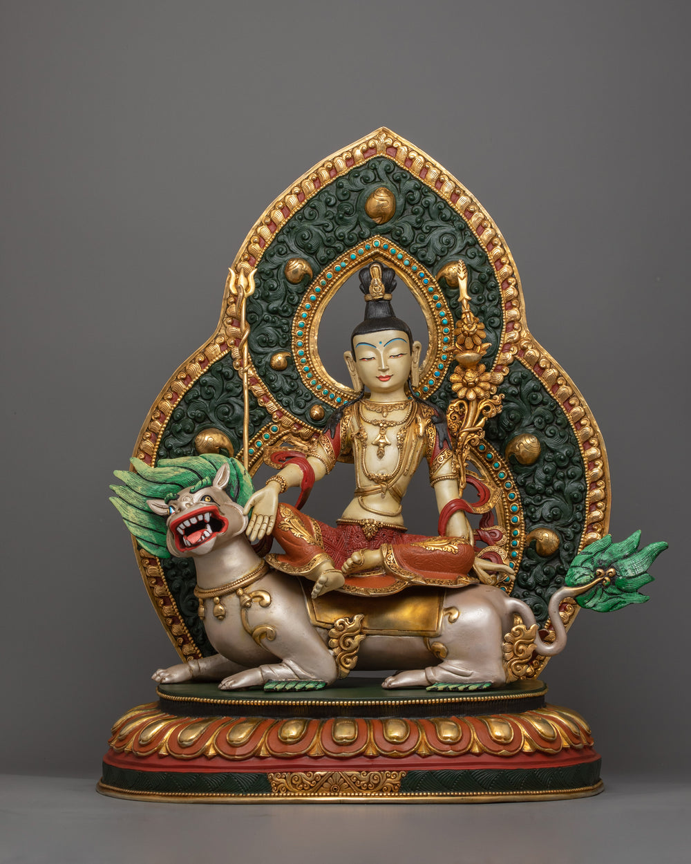 Simhanada Lokeshvara Statue 