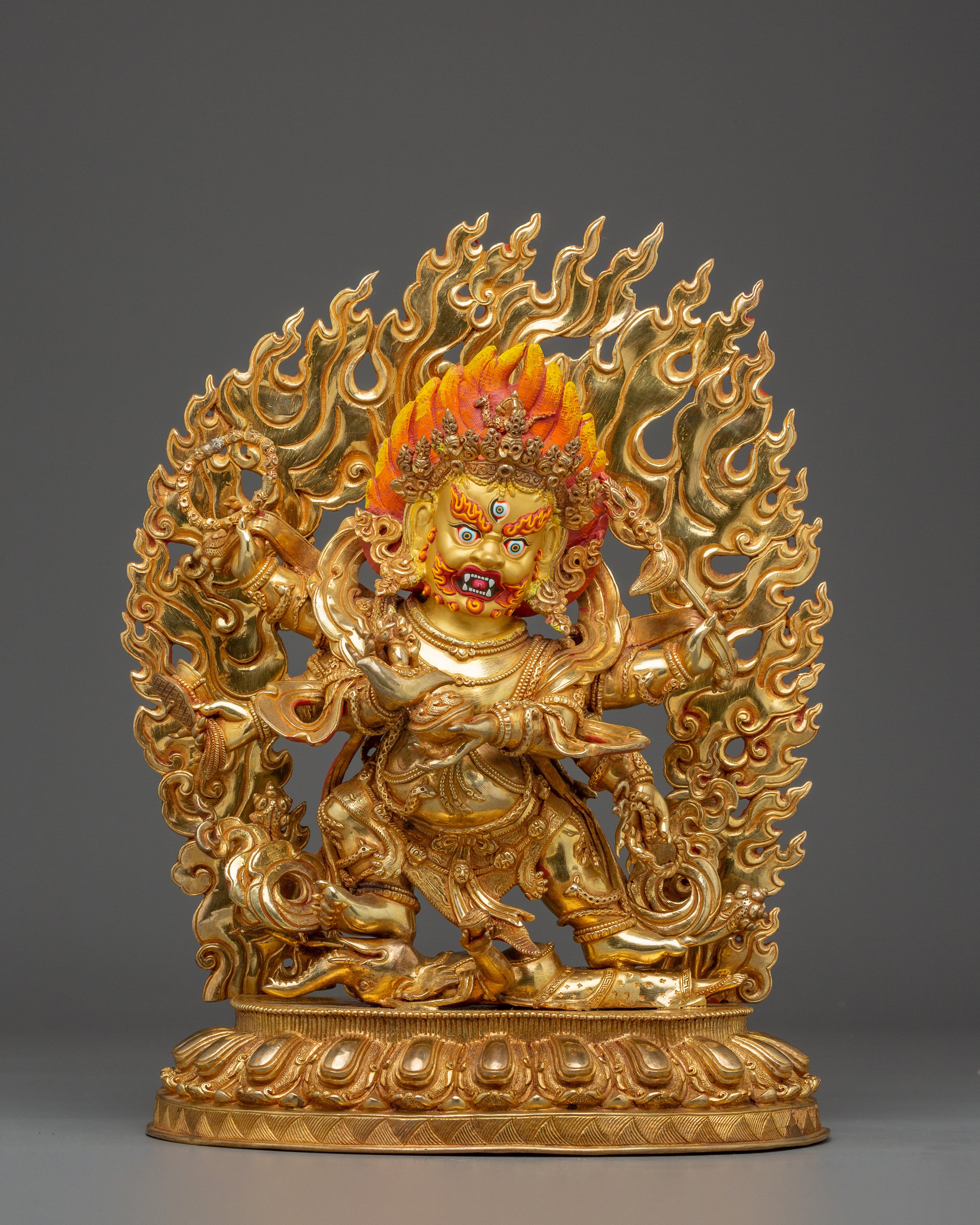 tibetan-six-armed-mahakala-statue