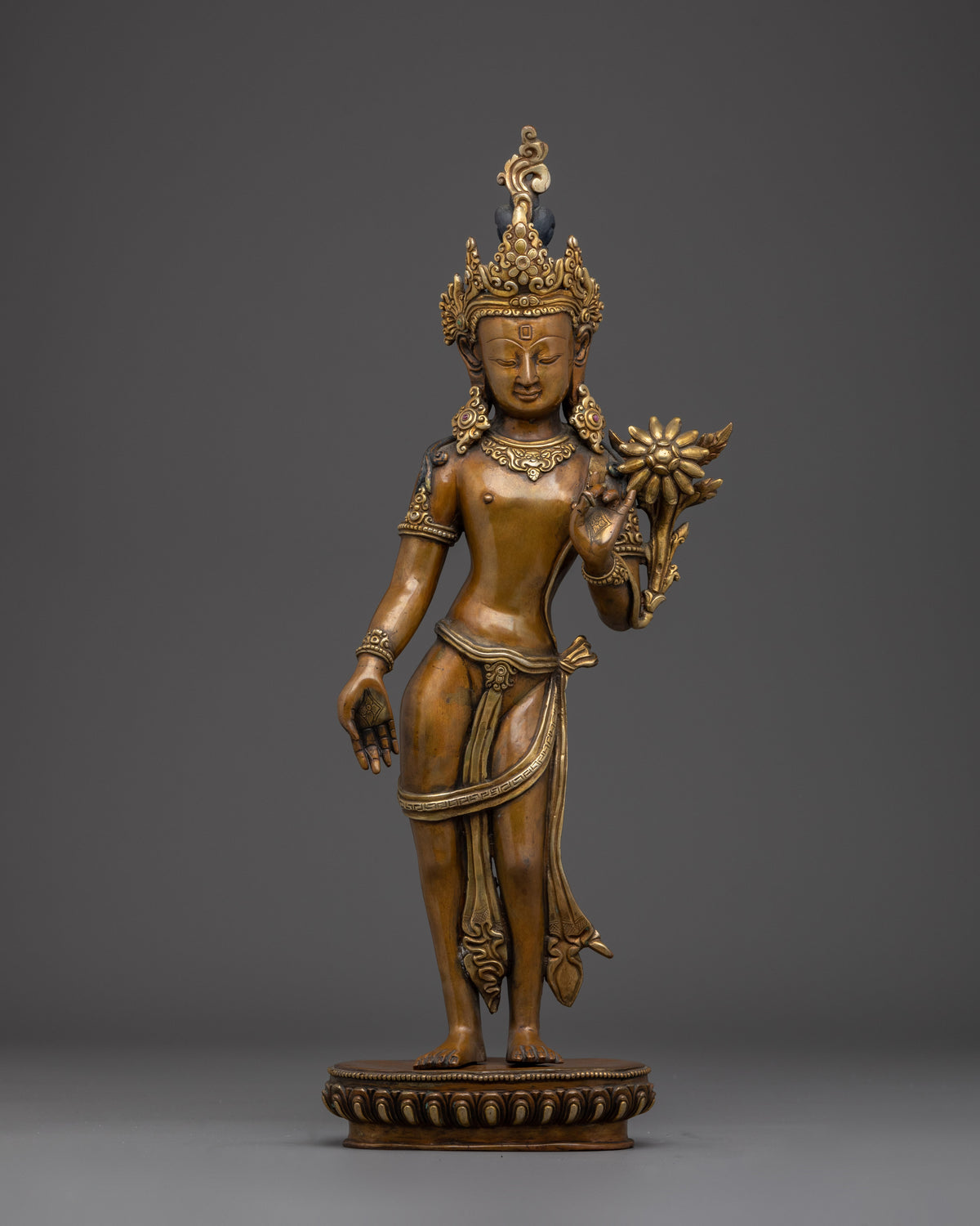 handmade-standing-chenrezig-sculpture