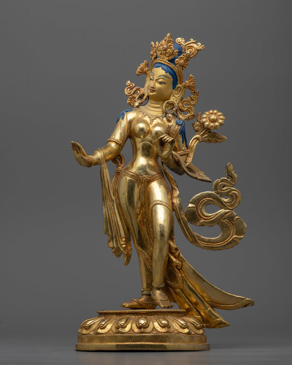 white-tara-standing-figurine