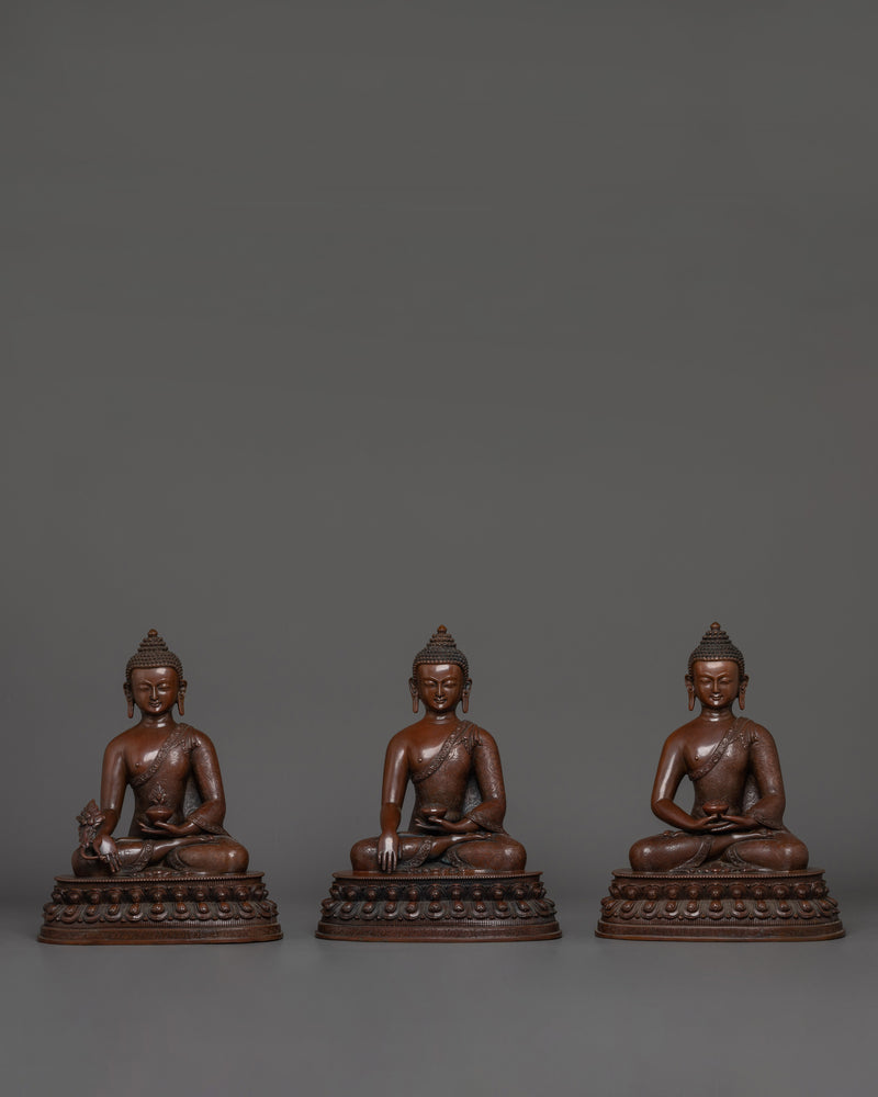 three-buddha-set-with-oxidized-copper-body