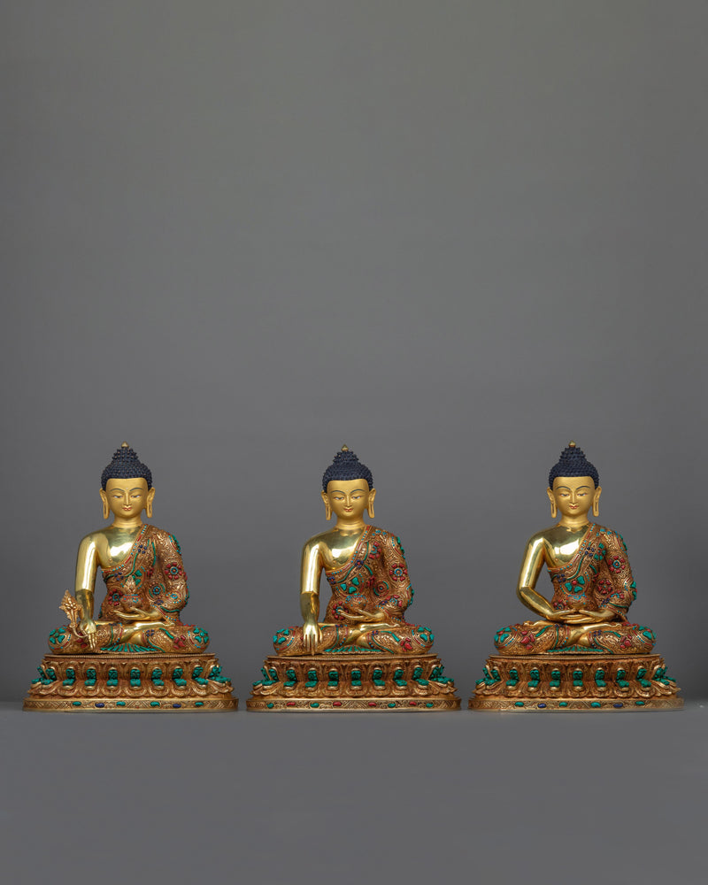 three-buddha-sculpture 