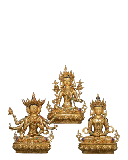 Three Long Life Deities Set