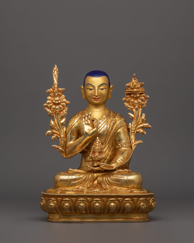 24K Gold Gilded Tsong Khapa