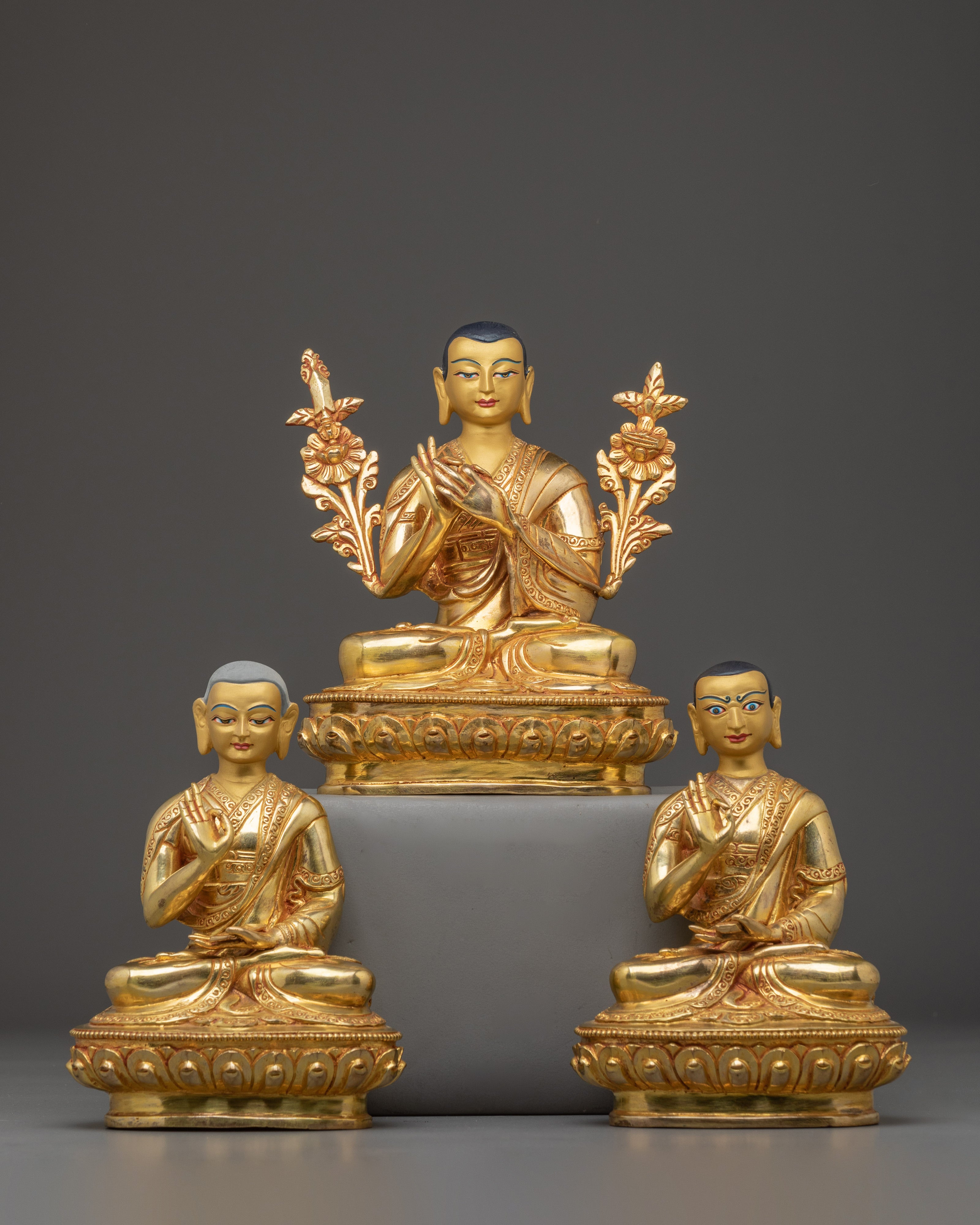 tibetan-tsongkhapa-statue-set