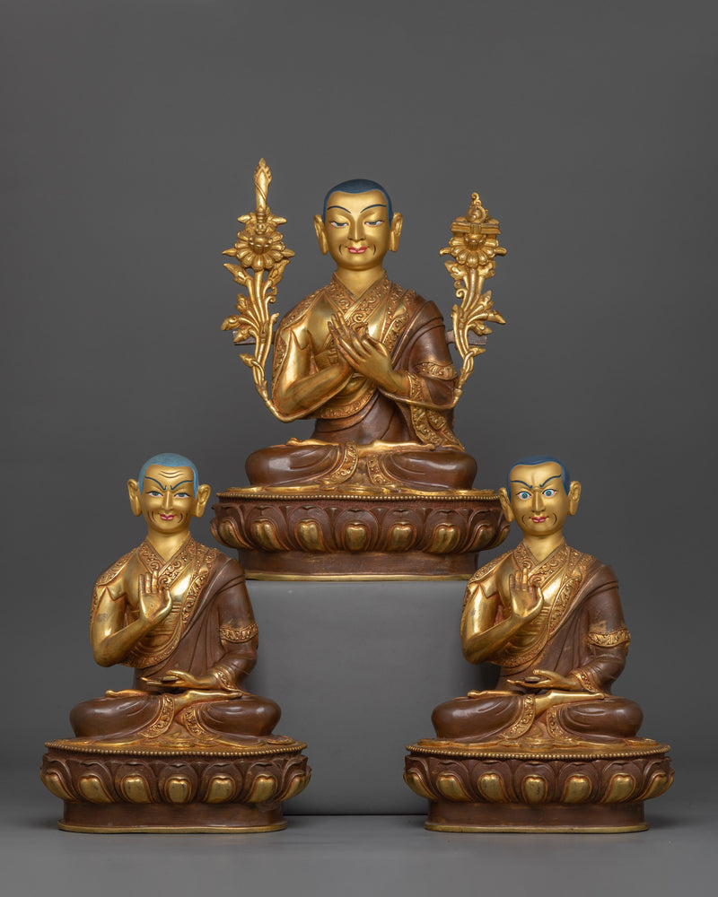 tsongkhapa-handmade-statue-set