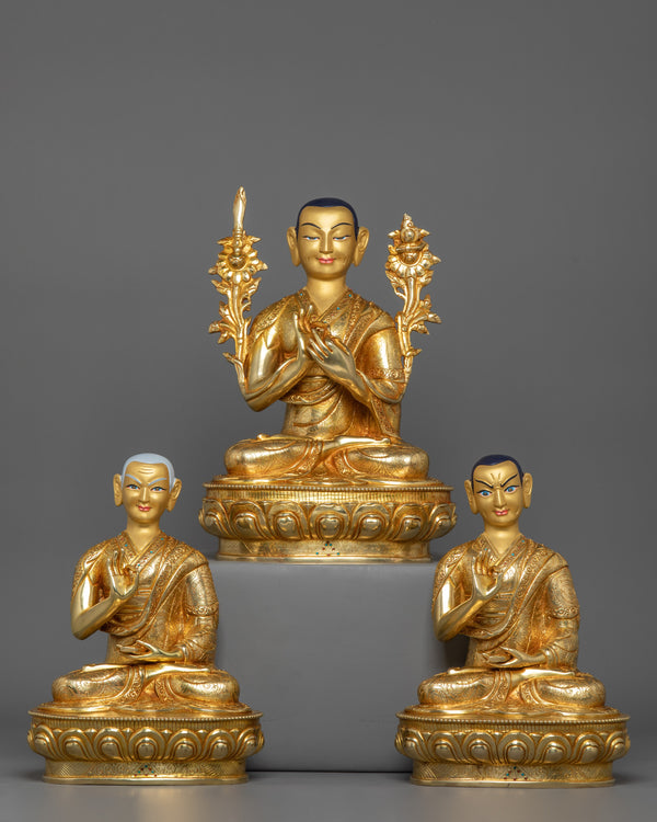 himalayan-tsongkhapa-trio-set-statue