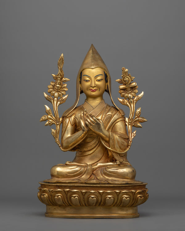 Tsongkhapa Dharma teacher Statue