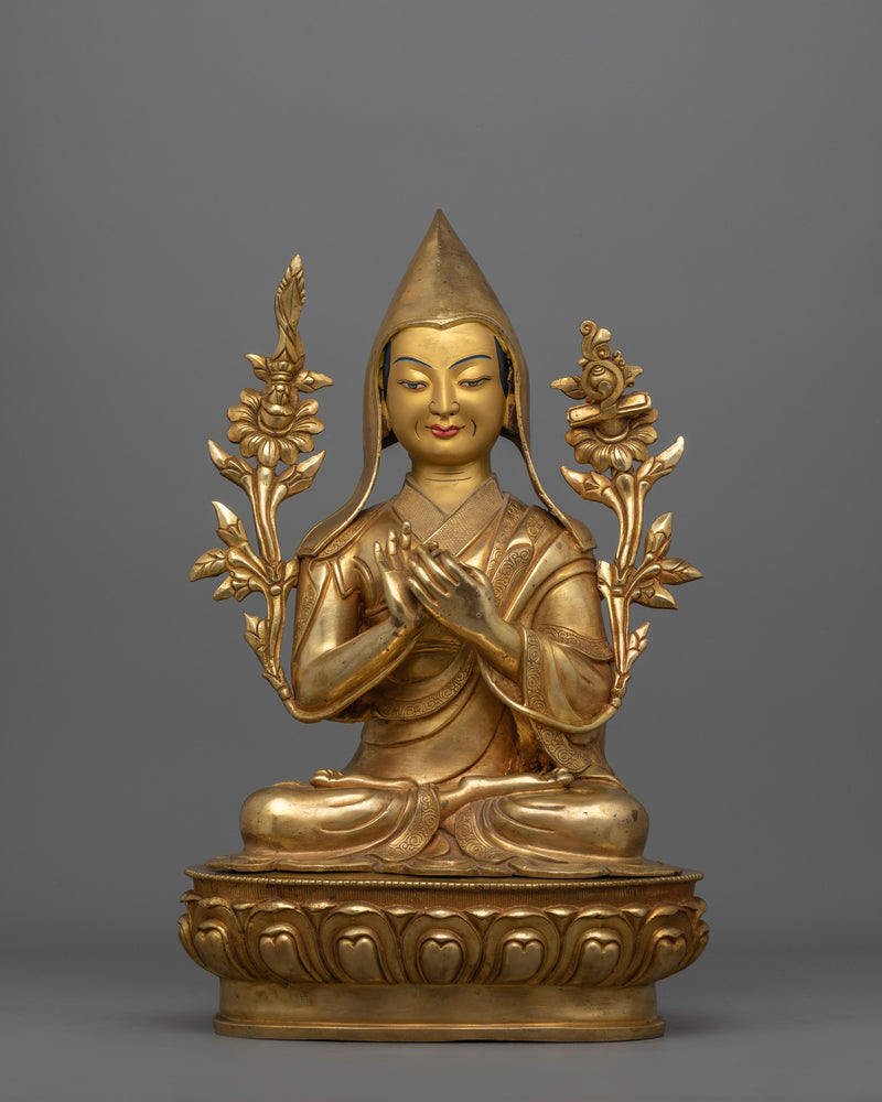 Tsongkhapa Dharma teacher Statue