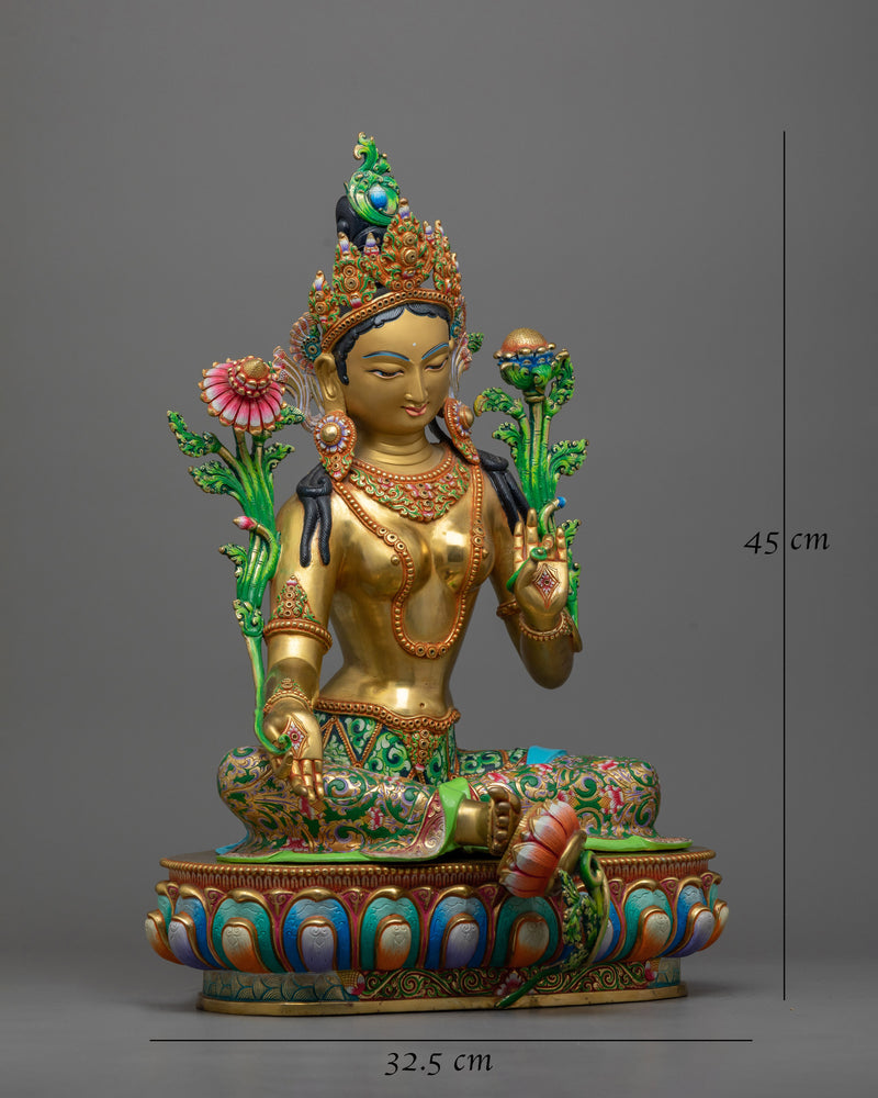 green-tara-spiritual-sculpture