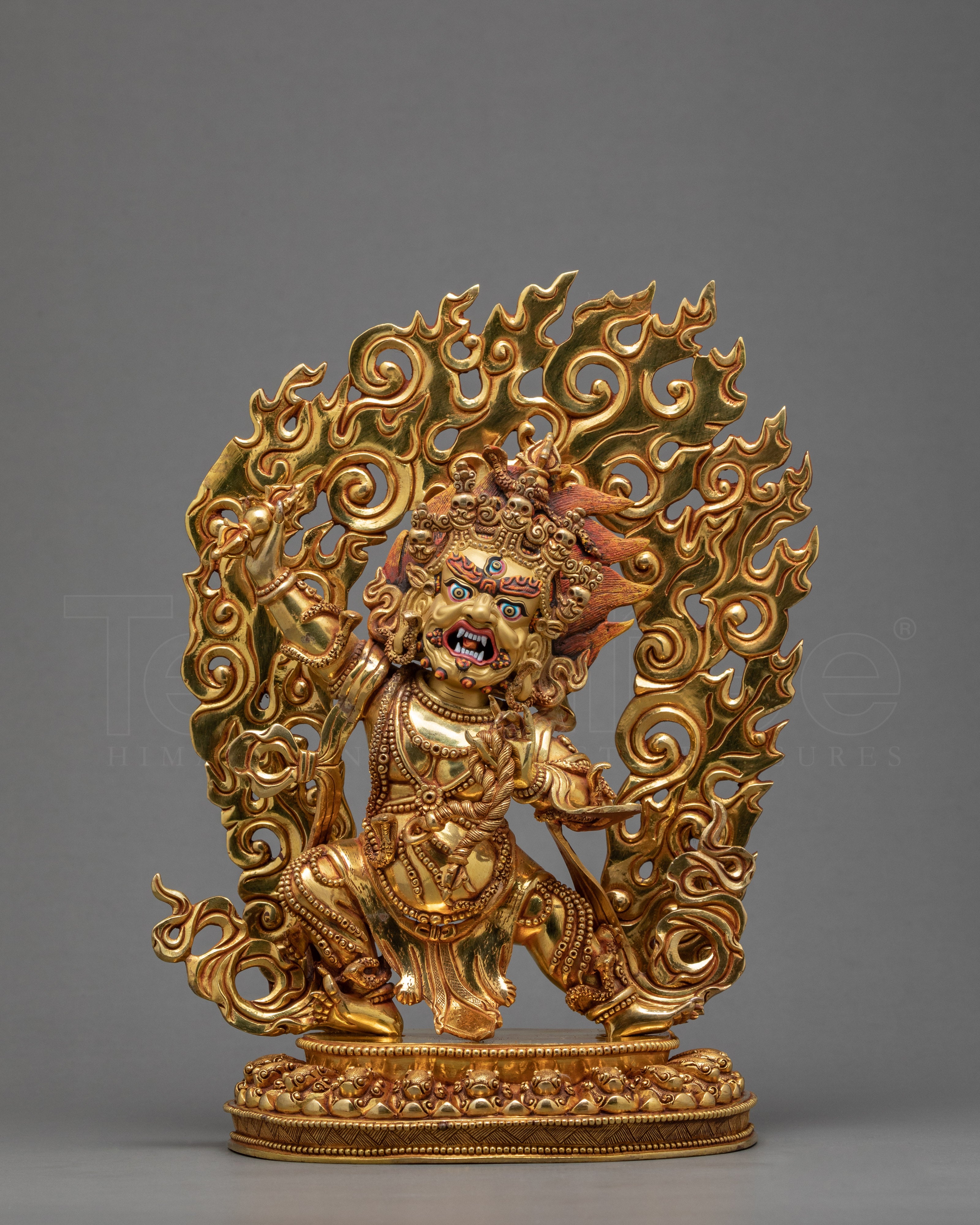 Wrathful Vajrapani | Buddhist Bodhisattva Sculpture
