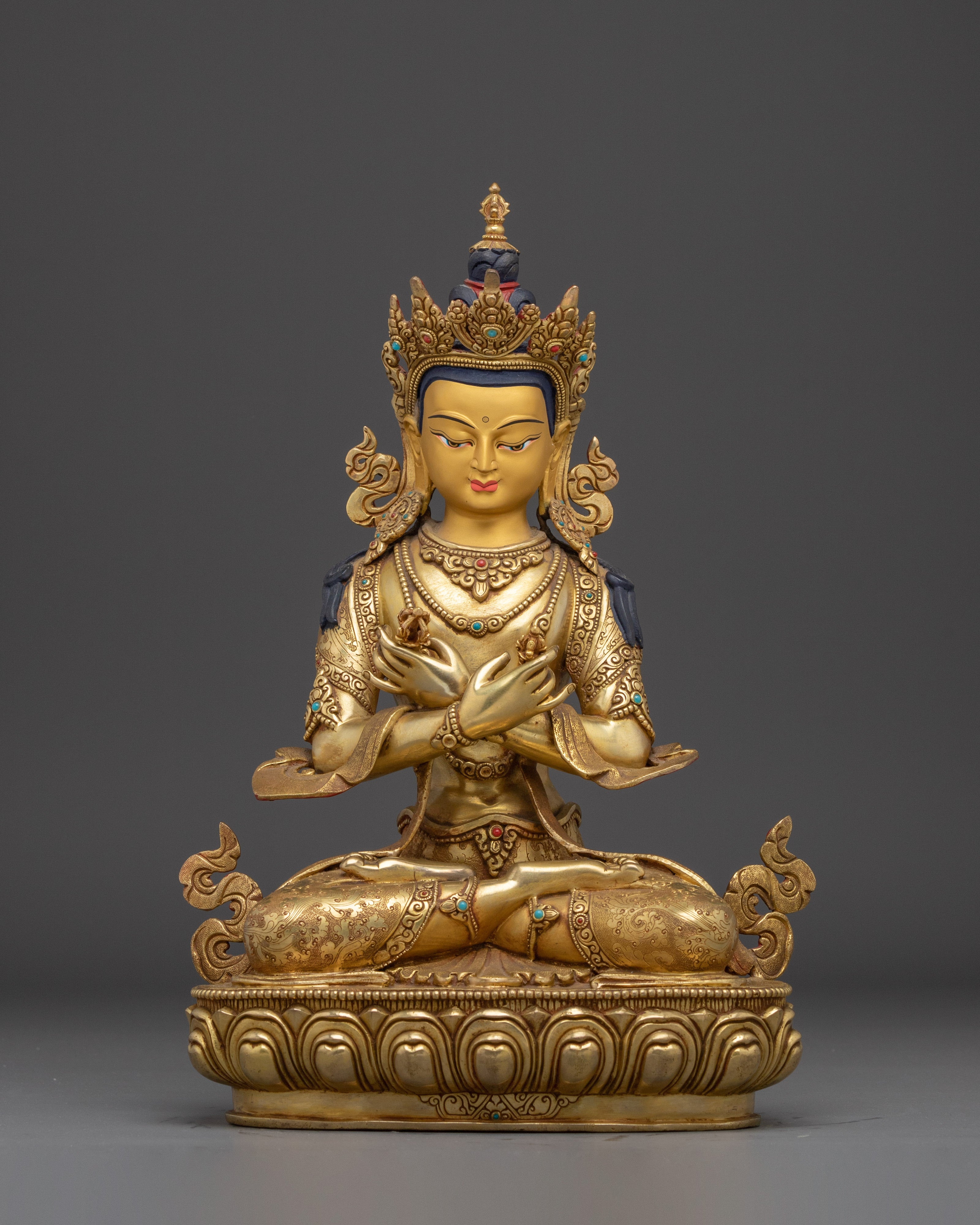Vajradhara Statue: Vajrayana Buddhism Buddha