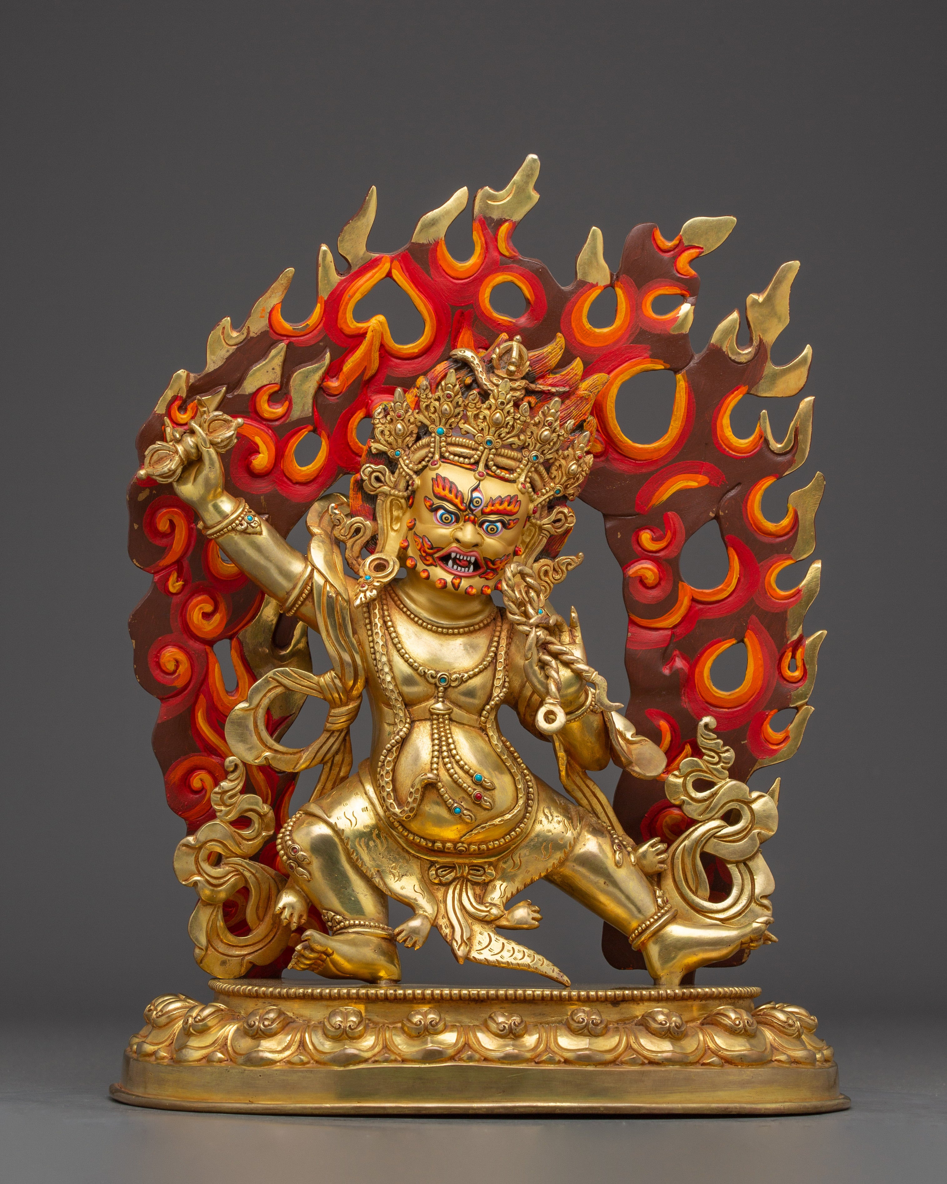Vajrapani Statue: Buddhist Wrathful Bodhisattva