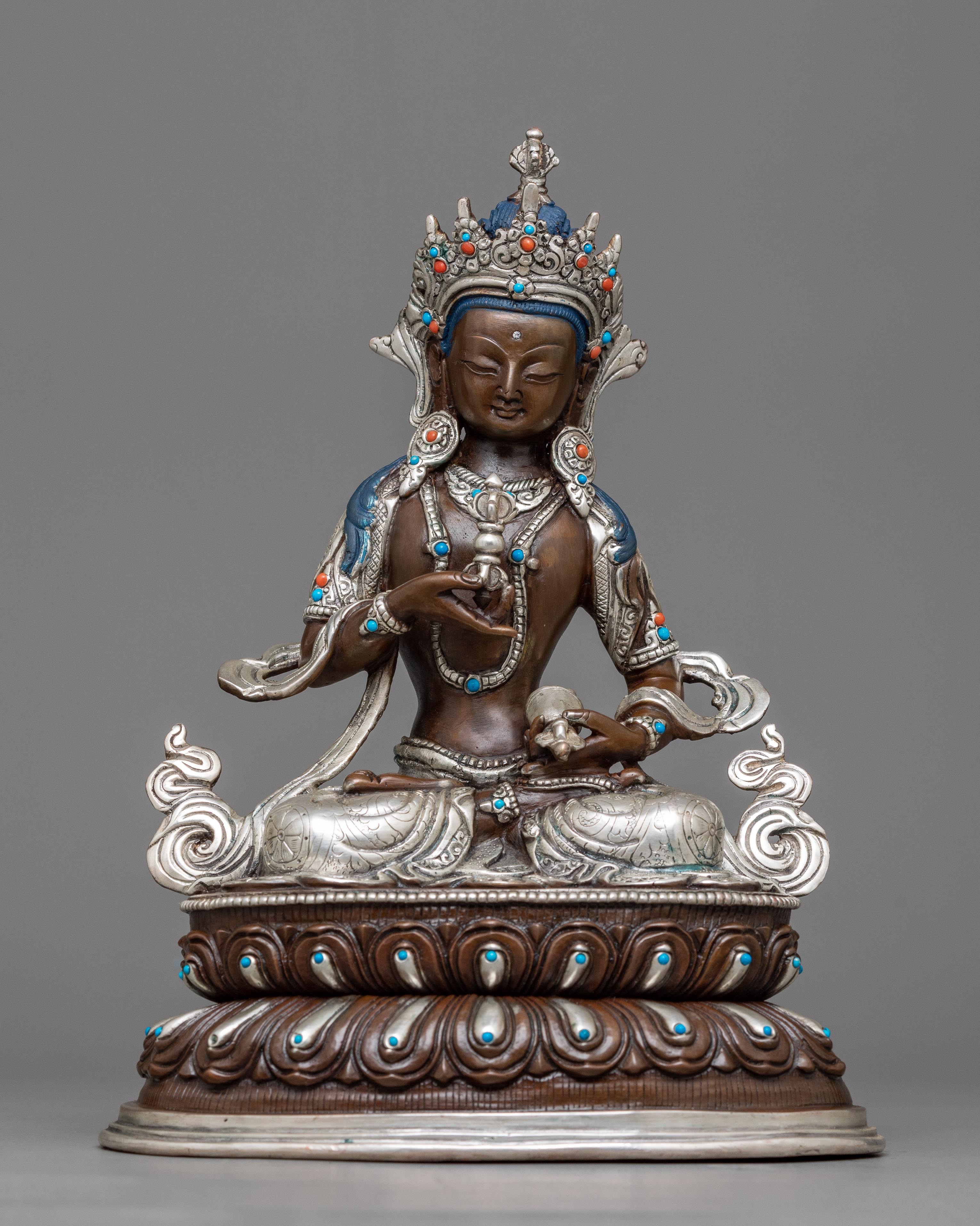 vajrasattva-chocolate oxidized sculpture