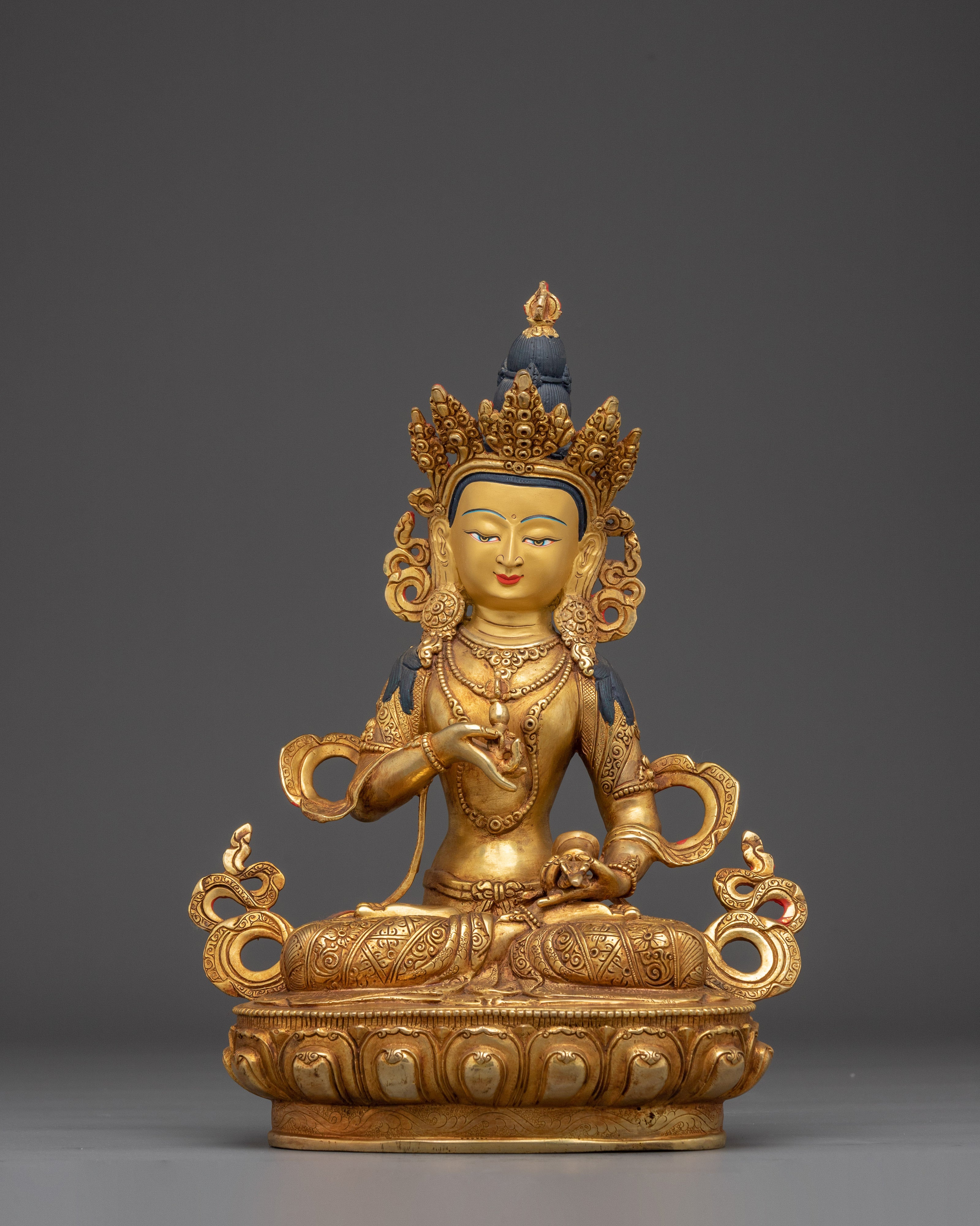 Vajrasattva Statue with 24K Gold Gilding