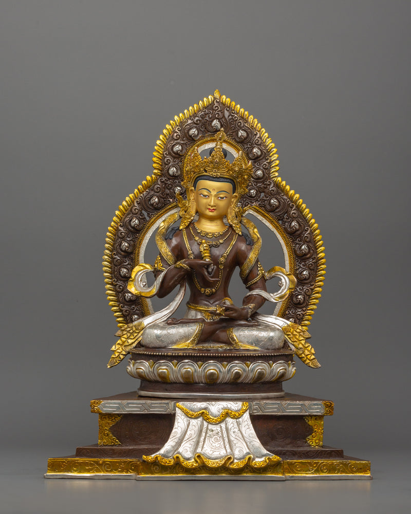 Handmade Vajrasattva with Halo Statue | Representation of Compassion