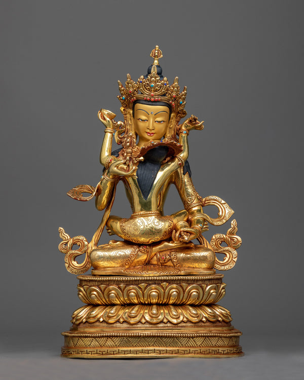 vajrasattva-with-consort-copper statue